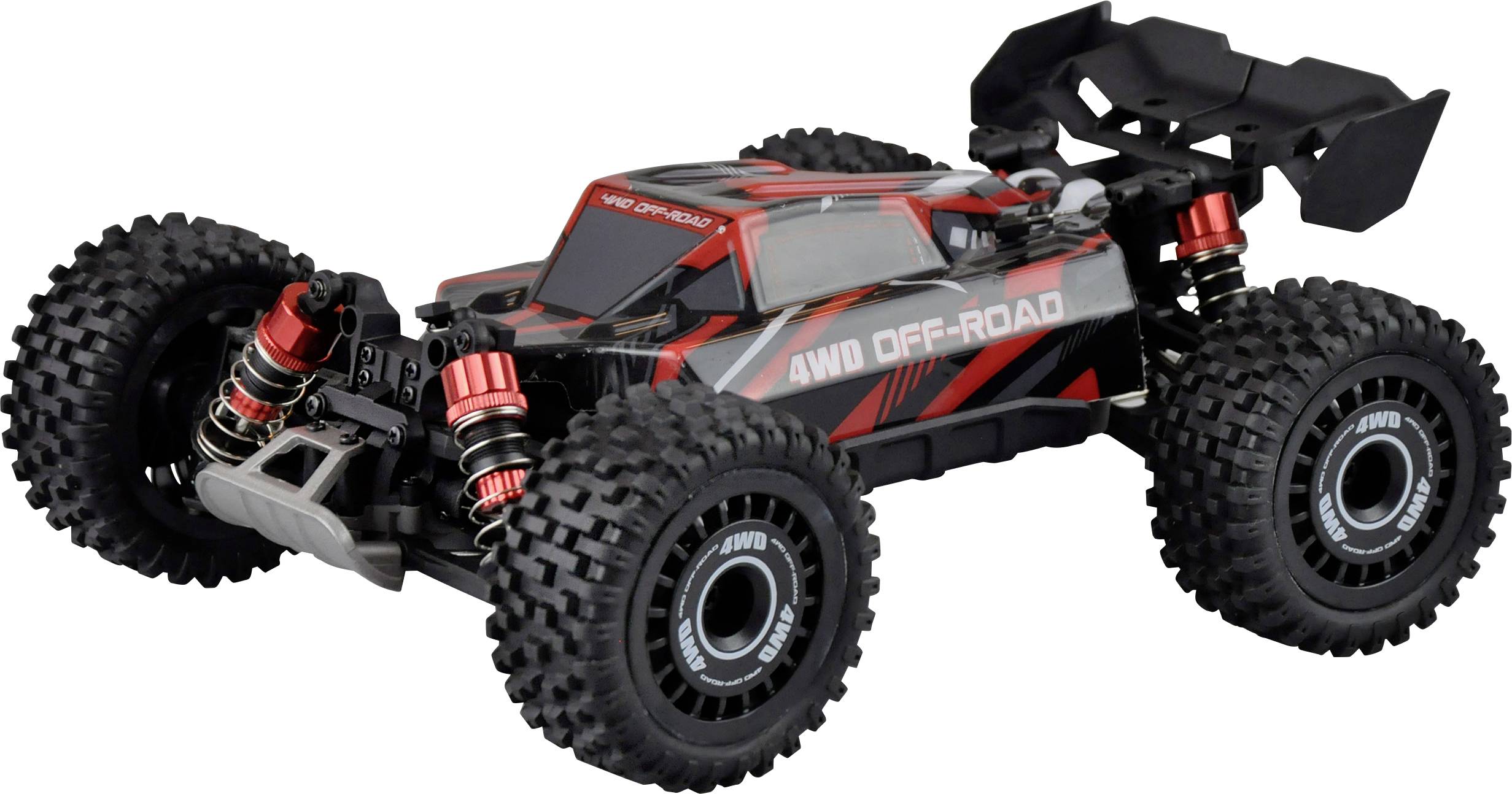 Amewi Hyper GO Basic Rot Brushed 1:16 RC Modellauto Elektro Buggy Allradantrieb (4WD) RtR 2,4GHz