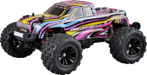 Amewi Hyper GO Pro Blau, Rot Brushless 1:16 RC Modellauto Elektro Monstertruck Allradantrieb (4WD)