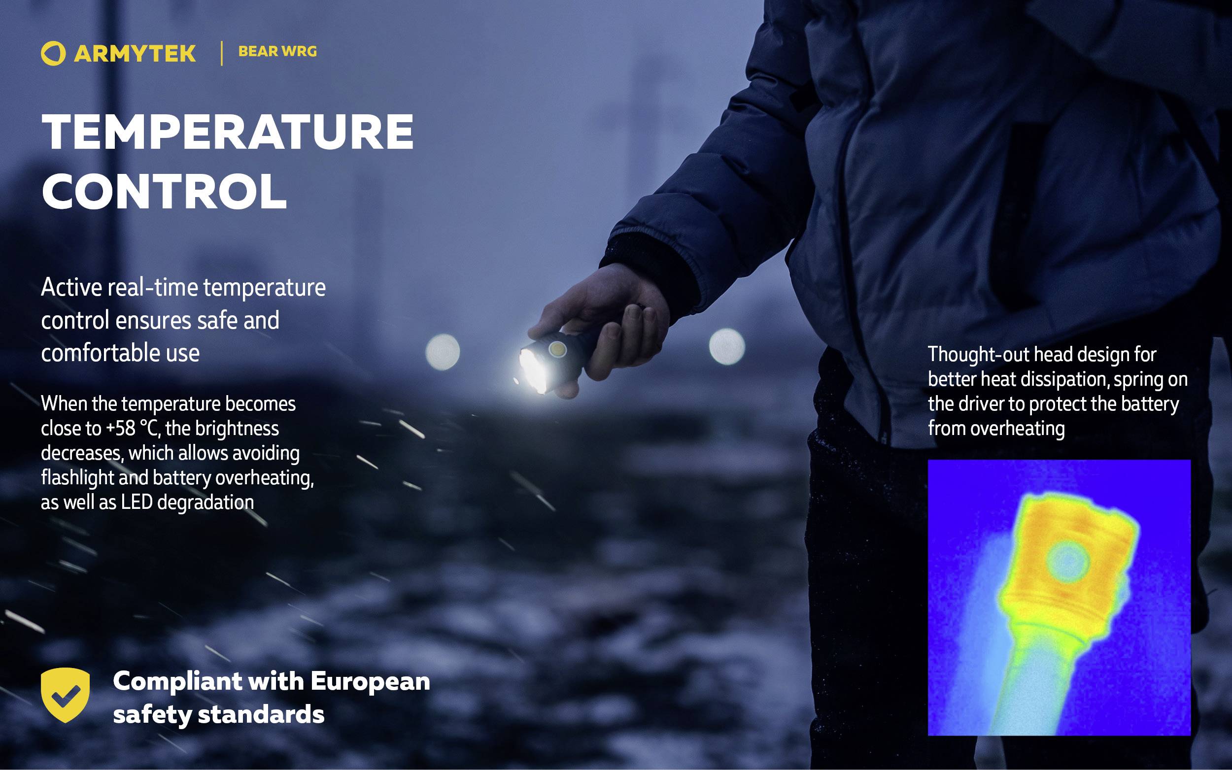 ArmyTek Bear LED Taschenlampe akkubetrieben 1500lm 135g