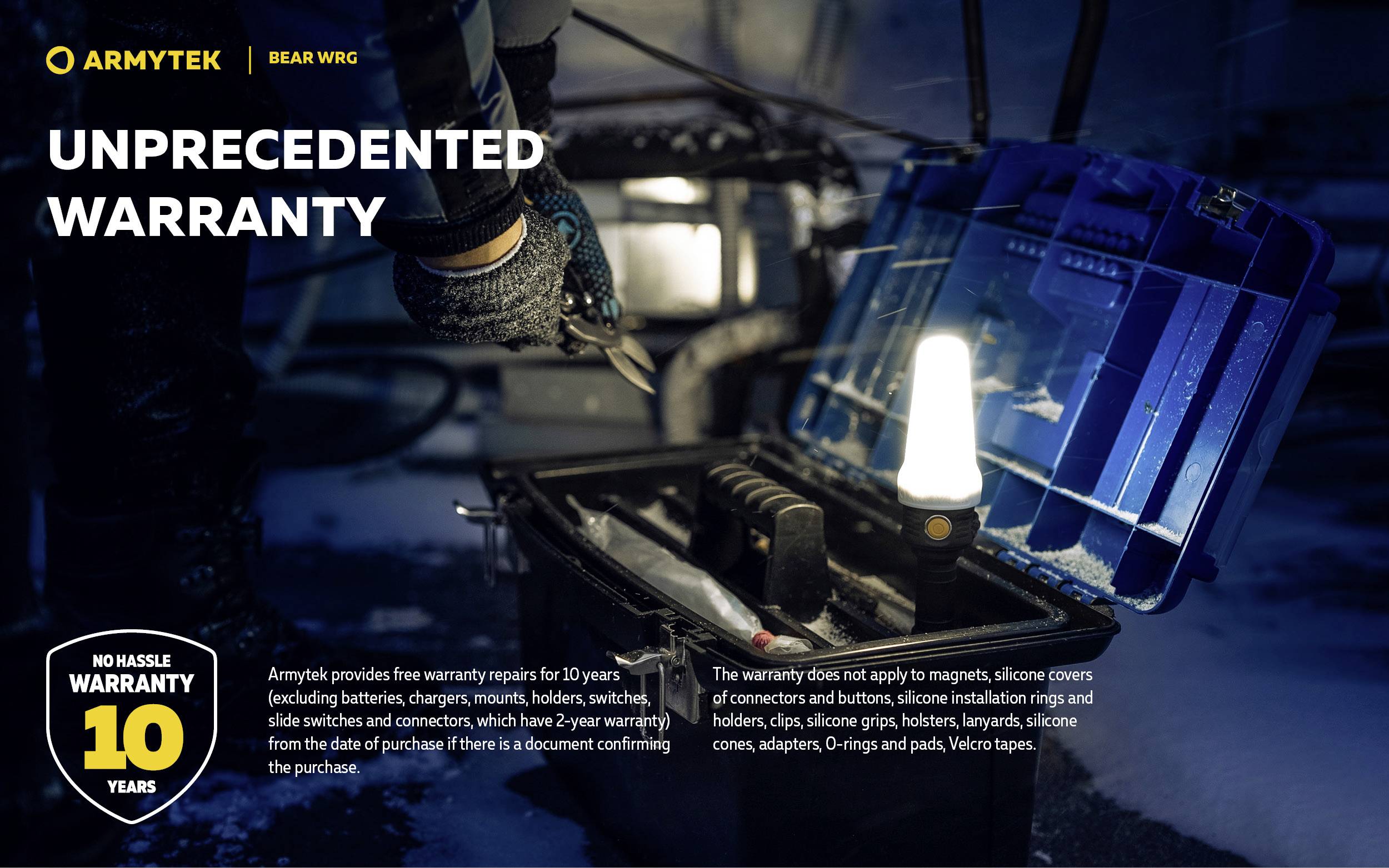 ArmyTek Bear LED Taschenlampe akkubetrieben 1500 lm 135 g