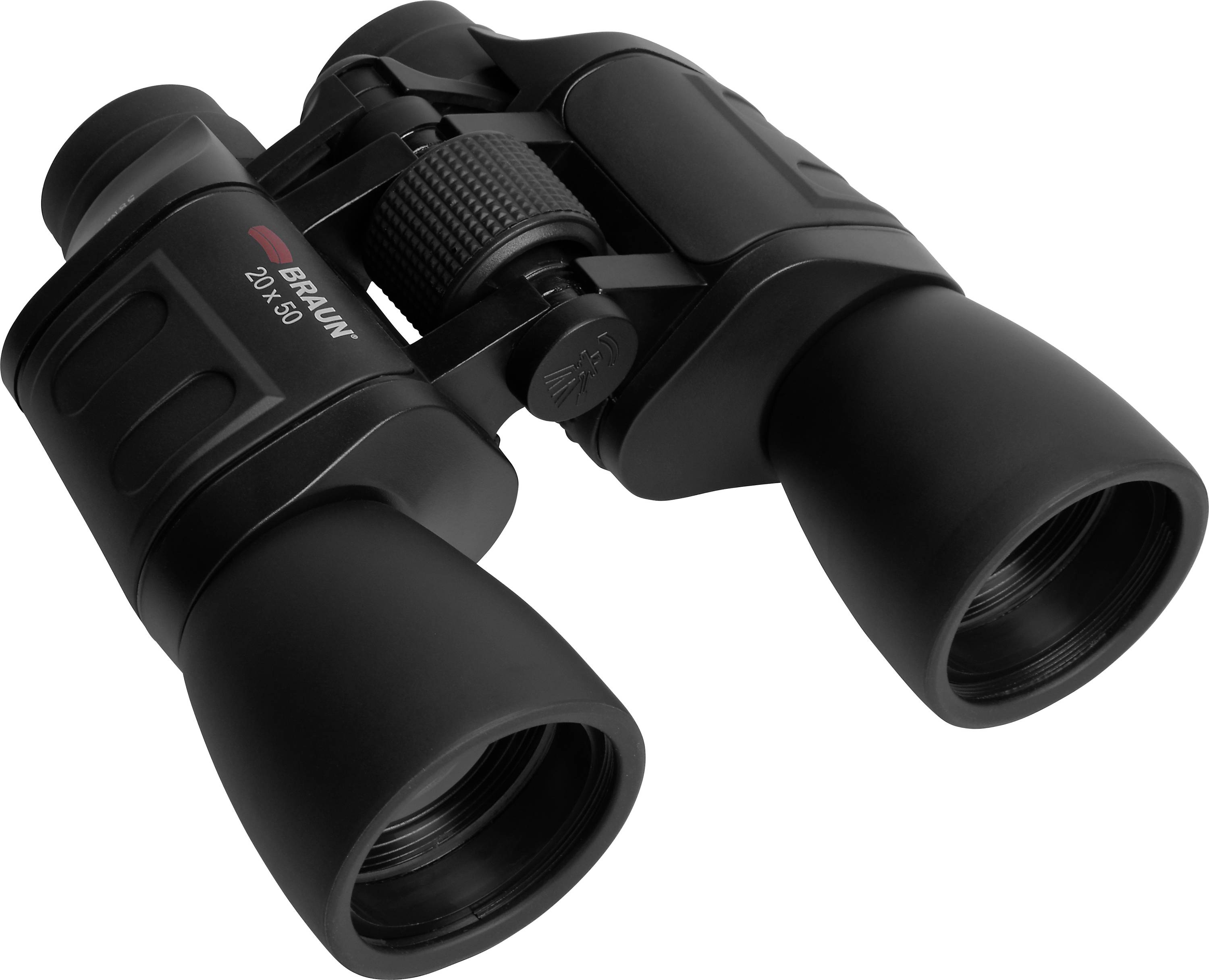 Braun Phototechnik Fernglas 20169 20 x 50mm Porro Schwarz 20169