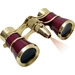 Braun Phototechnik LED Opera Theaterglas 3 x 25mm Gold, Burgund Braun Phototechnik LED Opera Theaterglas 3 x 25mm Gold, Burgund