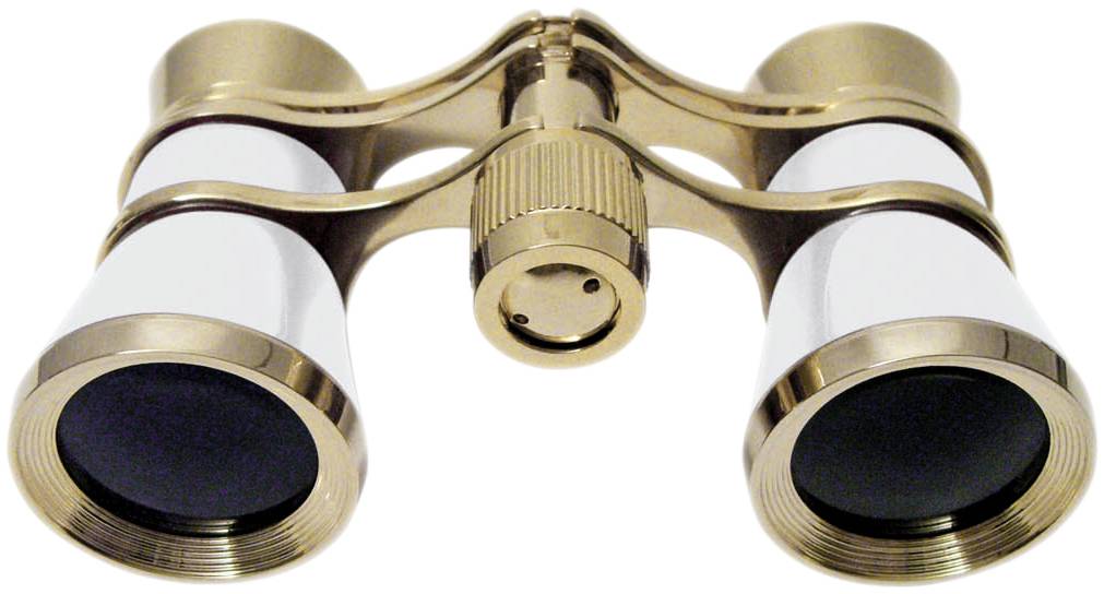 Braun Phototechnik Opera Theaterglas 3 x 25mm Gold, Perlmutt