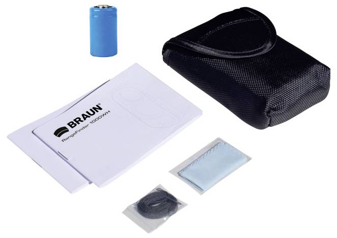 Braun Phototechnik RangeFinder 1000WH Entfernungsmesser 6 x 21mm Reichweite (fx) 4 bis 1000m