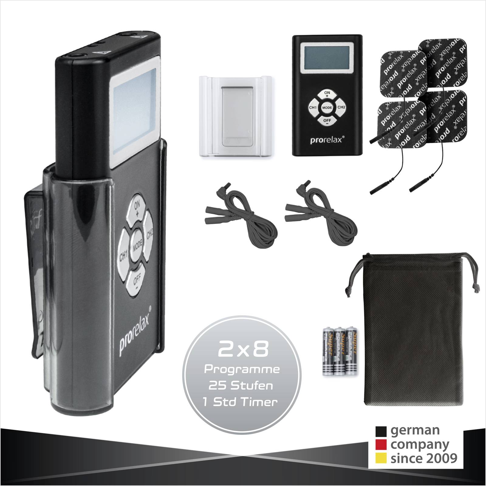 Prorelax Blackline Elektrostimulationsgerät