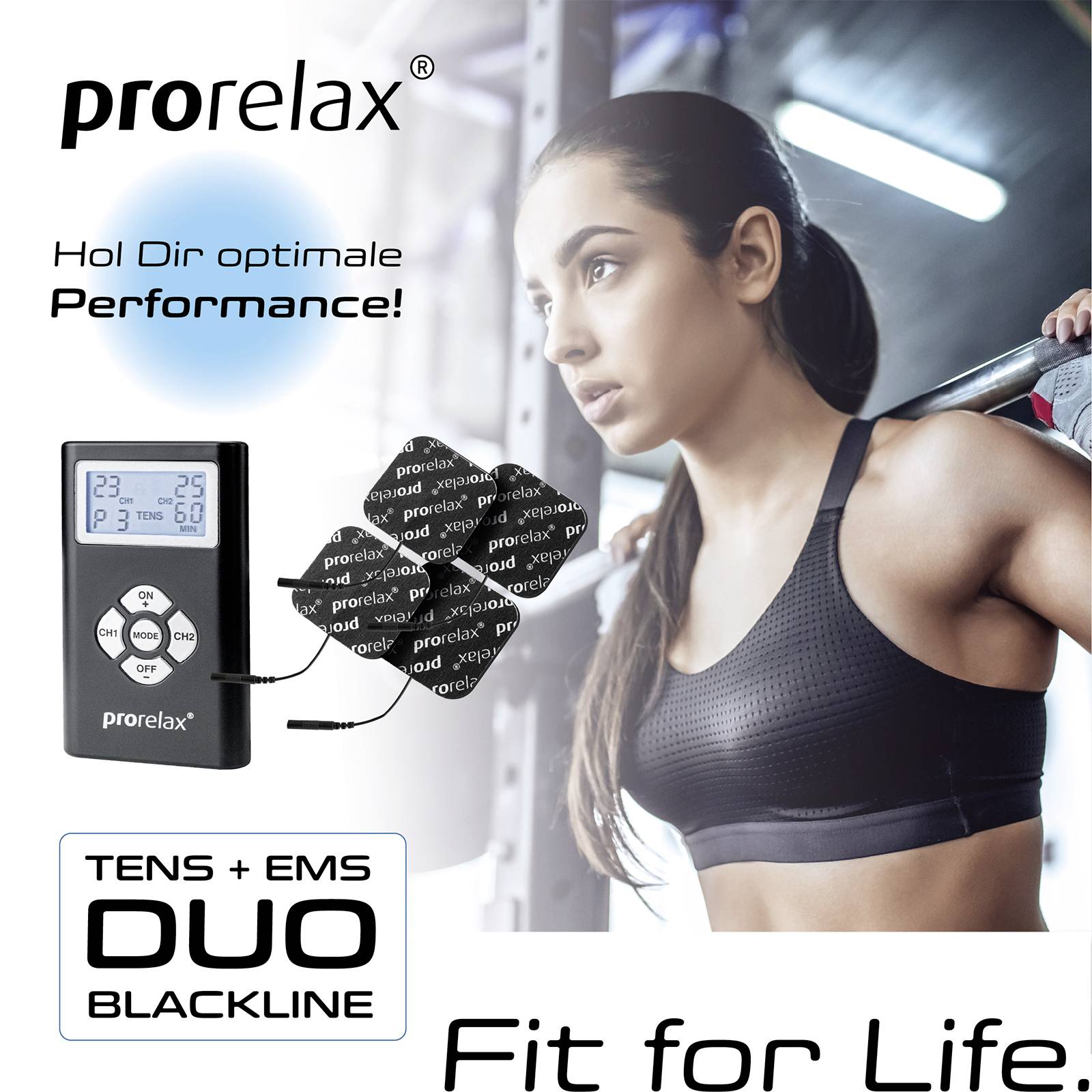 Prorelax Blackline Elektrostimulationsgerät