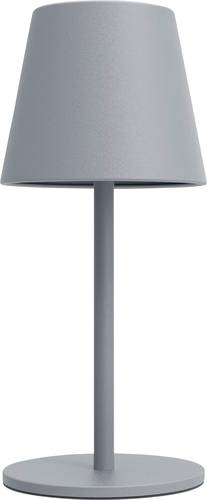 M-e modern-electronics LUNA-80 G 41435 Akku-Tischlampe LED LED fest eingebaut 3 W Grau