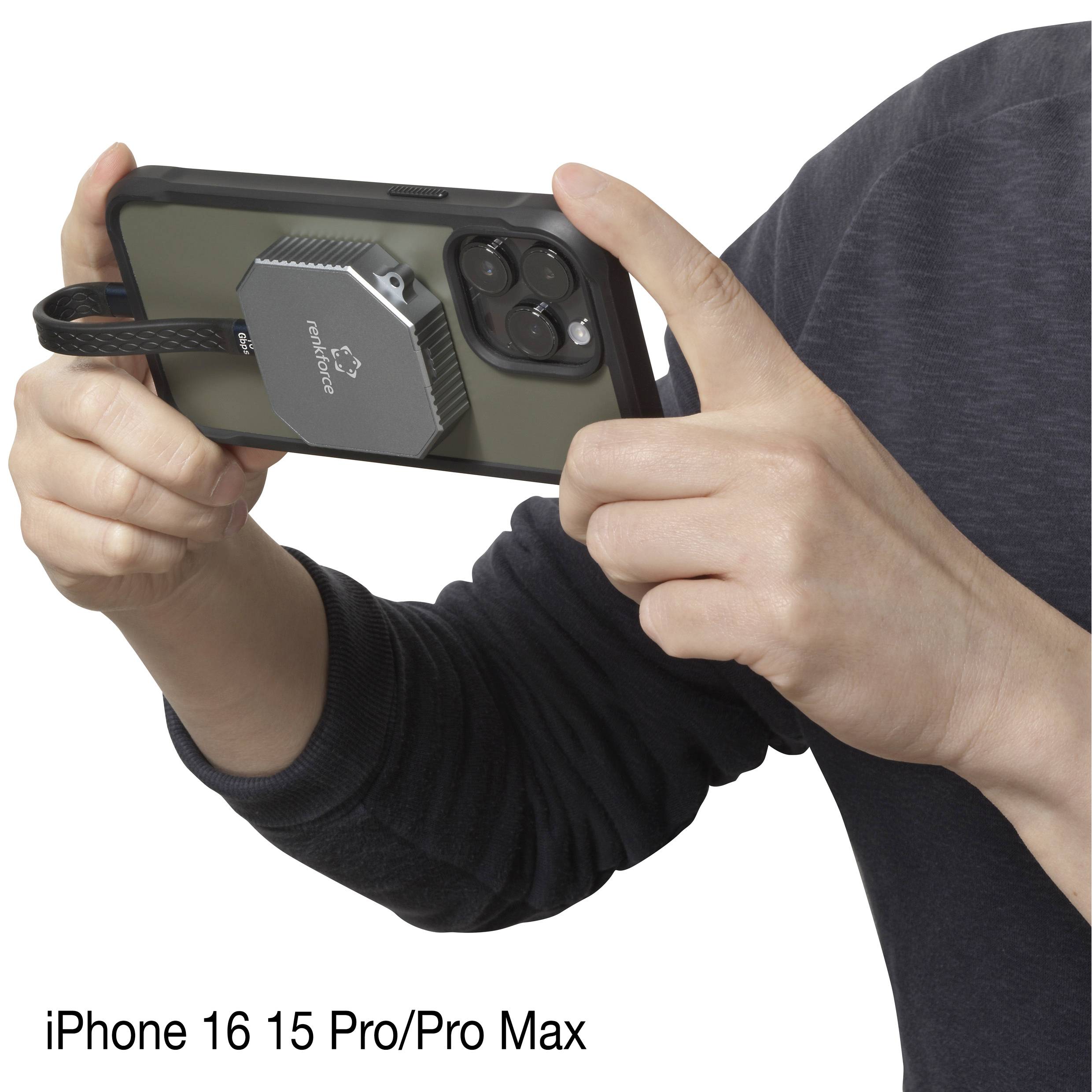 Renkforce RF-M2E-200 M.2-Festplatten-Gehäuse USB-C®, M.2 SATA, M.2 PCIe NVMe M.2 PCIe NVMe, M.2 SATA 6 Gb/s 2230 RF-6694572