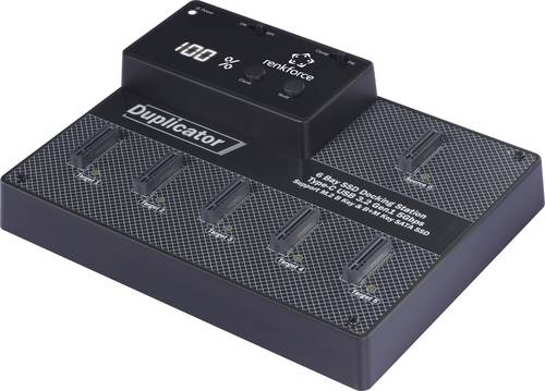 Renkforce RF-6BDS-350 5fach Festplatten-Kopierstation M.2 SATA 6 Gb/s, USB-C®