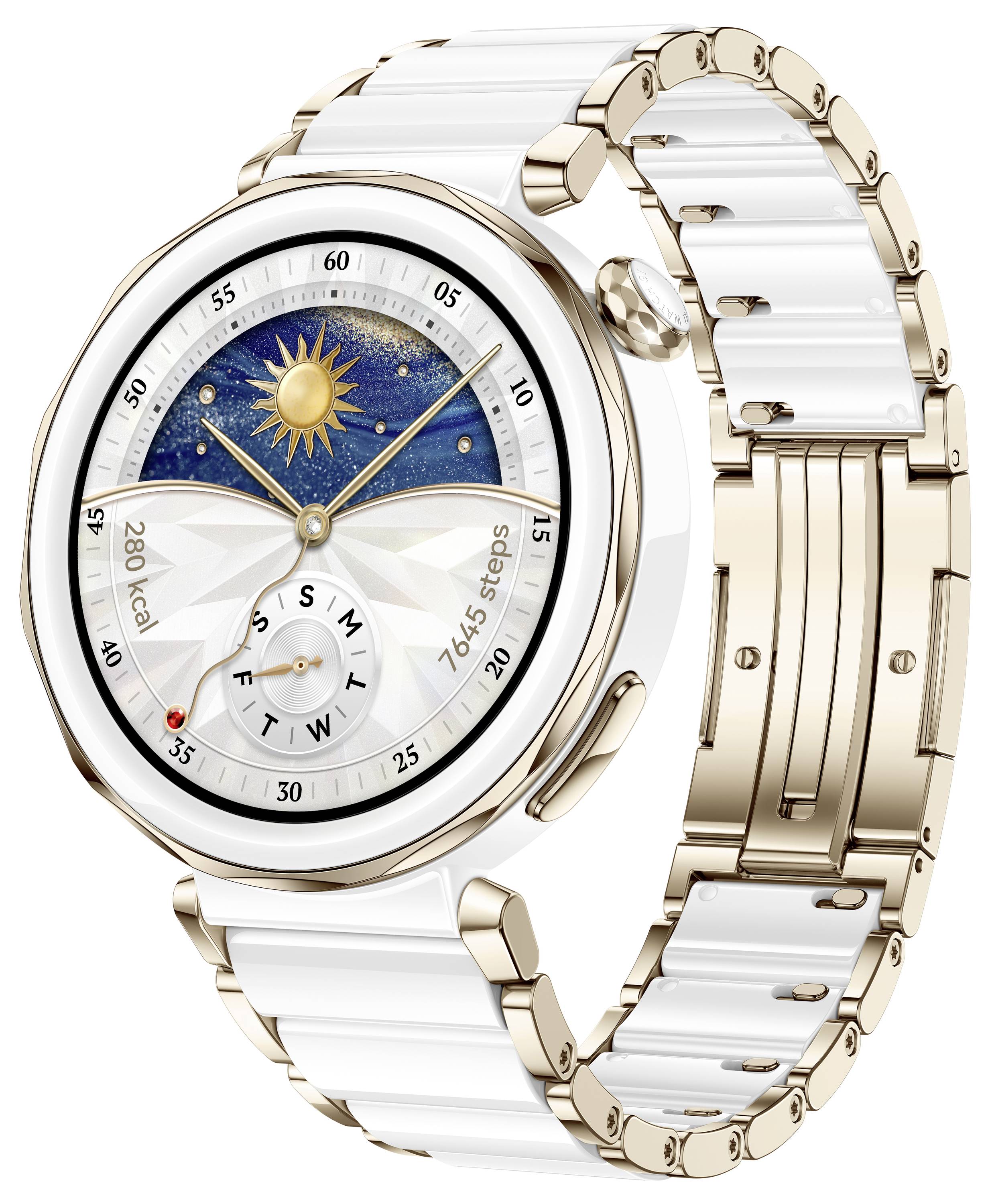 HUAWEI WATCH GT 5 Pro Smartwatch 42mm Ceramicwhite