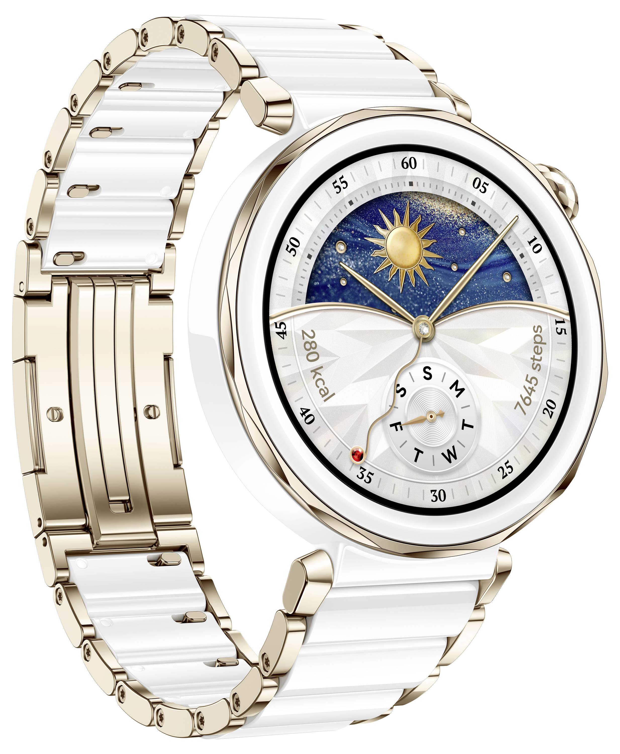 HUAWEI WATCH GT 5 Pro Smartwatch 42mm Ceramicwhite