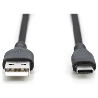 Digitus USB-Kabel USB 2.0 USB-A Stecker, USB-C® Stecker 1.00 m Schwarz Flexibel, hochflexibel, mit Digitus USB-Kabel USB 2.0 USB-A Stecker, USB-C® Stecker 1.00 m Schwarz Flexibel, hochflexibel, mit