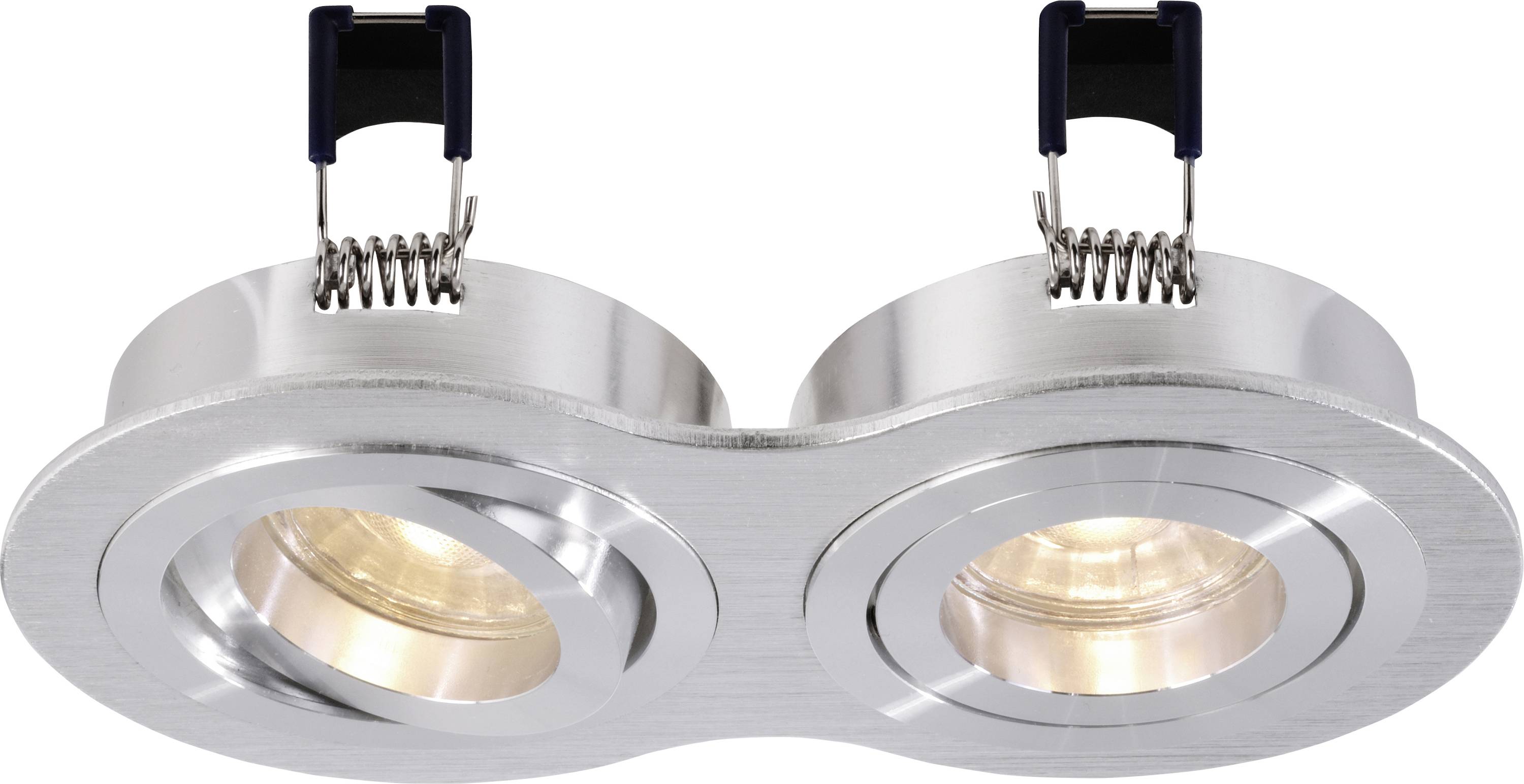 Deko Light 110009 Mira, 2x max. 35W MR16, Silber Einbauleuchte MR16 GU5.3 Silber