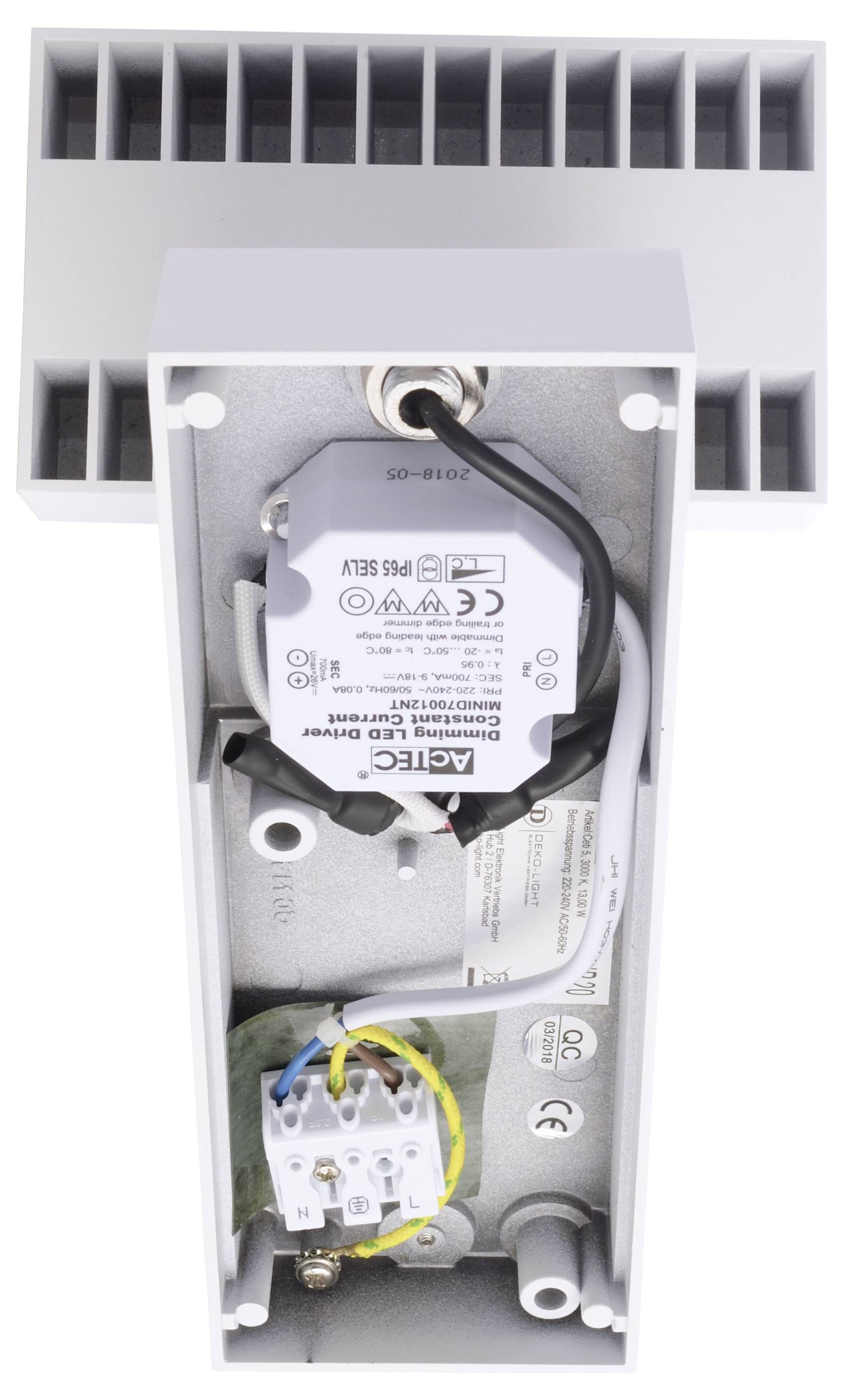 Deko Light Ceti 5 341214 LED-Wandleuchte LED fest eingebaut EEK: G (A - G) 13.0W LED Weiß