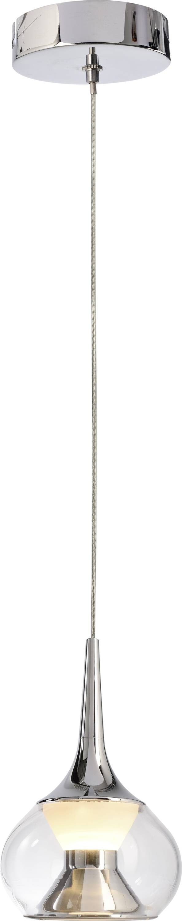 Deko Light Elena 342087 LED-Pendelleuchte LED LED fest eingebaut EEK: G (A - G) 5.4W Farblos