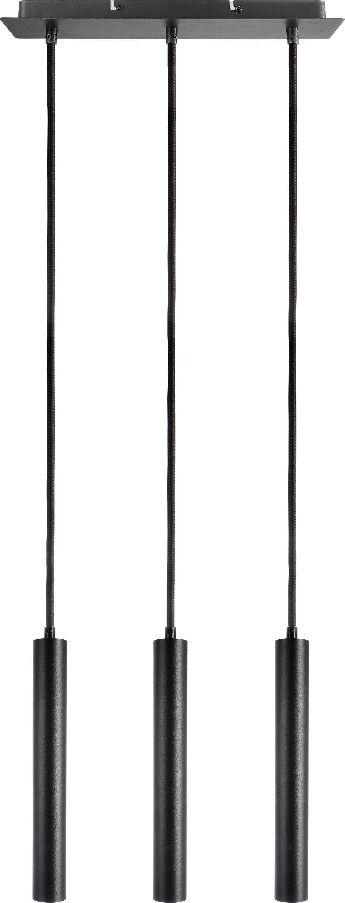 Deko Light Slim 342239 LED-Pendelleuchte LED LED fest eingebaut 15.0W Schwarz