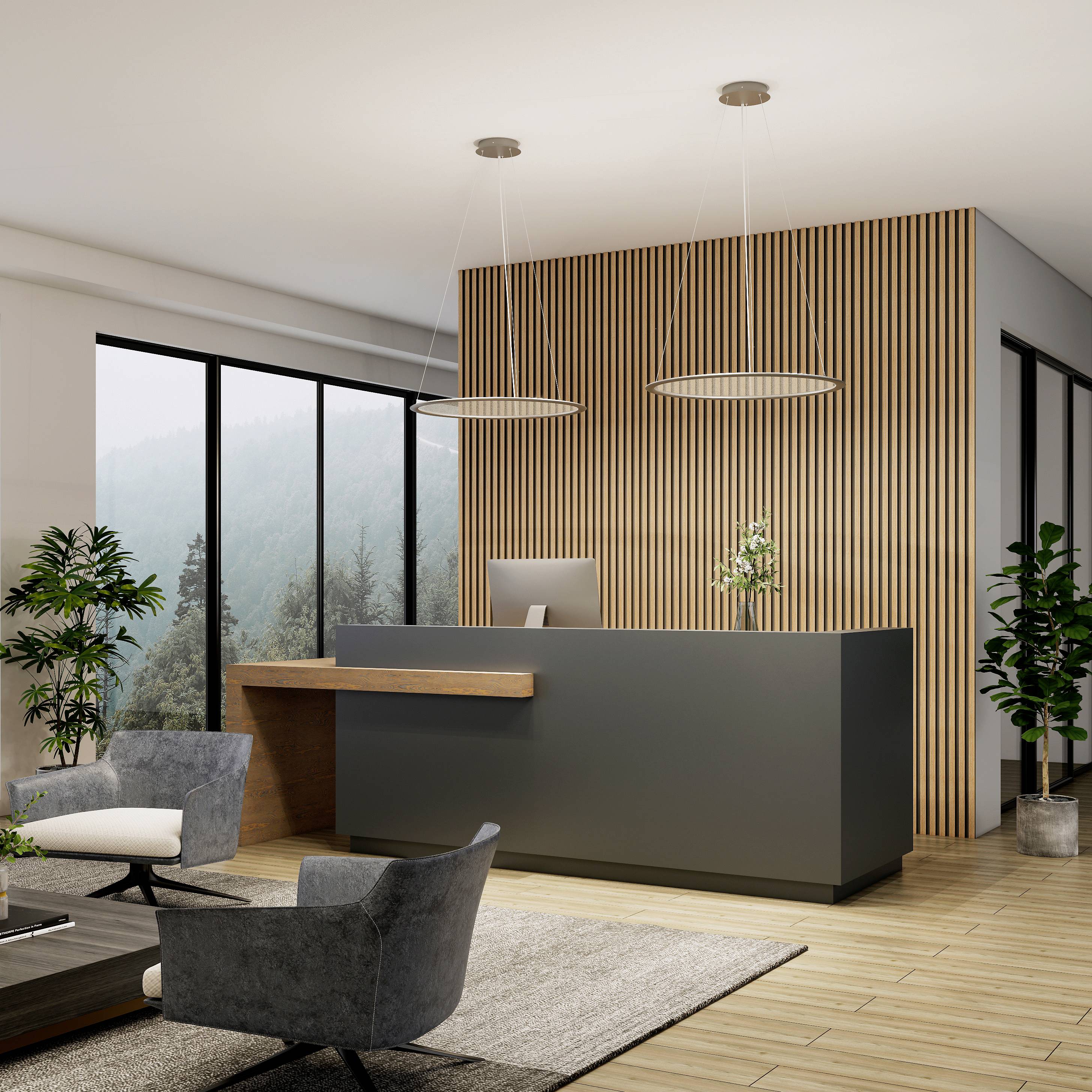 Deko Light 342253 342253 LED-Pendelleuchte LED LED fest eingebaut 50.0W Grau