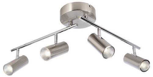 Deko Light 348114 Becrux IV Deckenaufbauleuchte LED EEK: F (A - G) 21.0W Silber