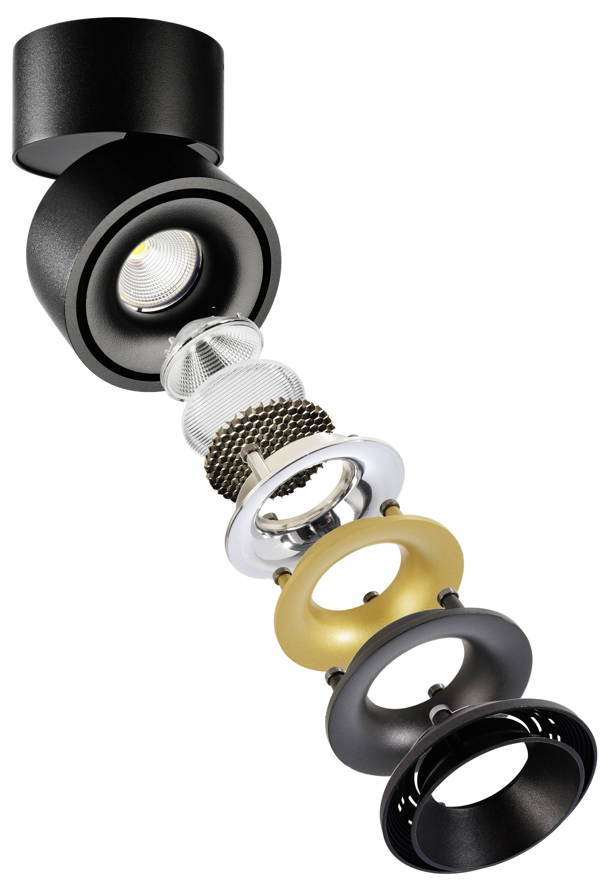 Deko Light 348234 Uni II Mini Deckenaufbauleuchte LED 11.3W Schwarz