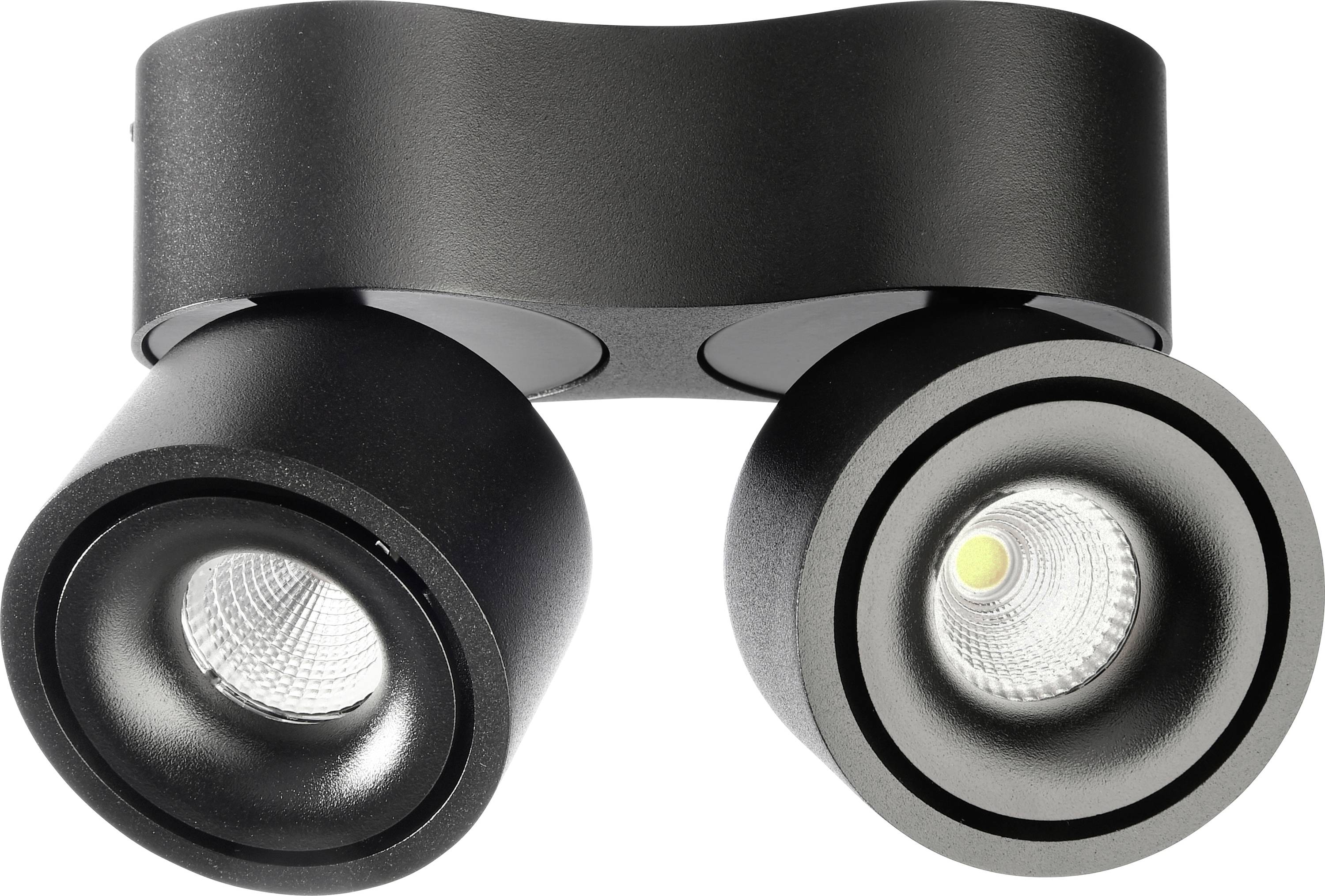 Deko Light 348236 Uni II Mini Double Deckenaufbauleuchte LED 21.0W Schwarz