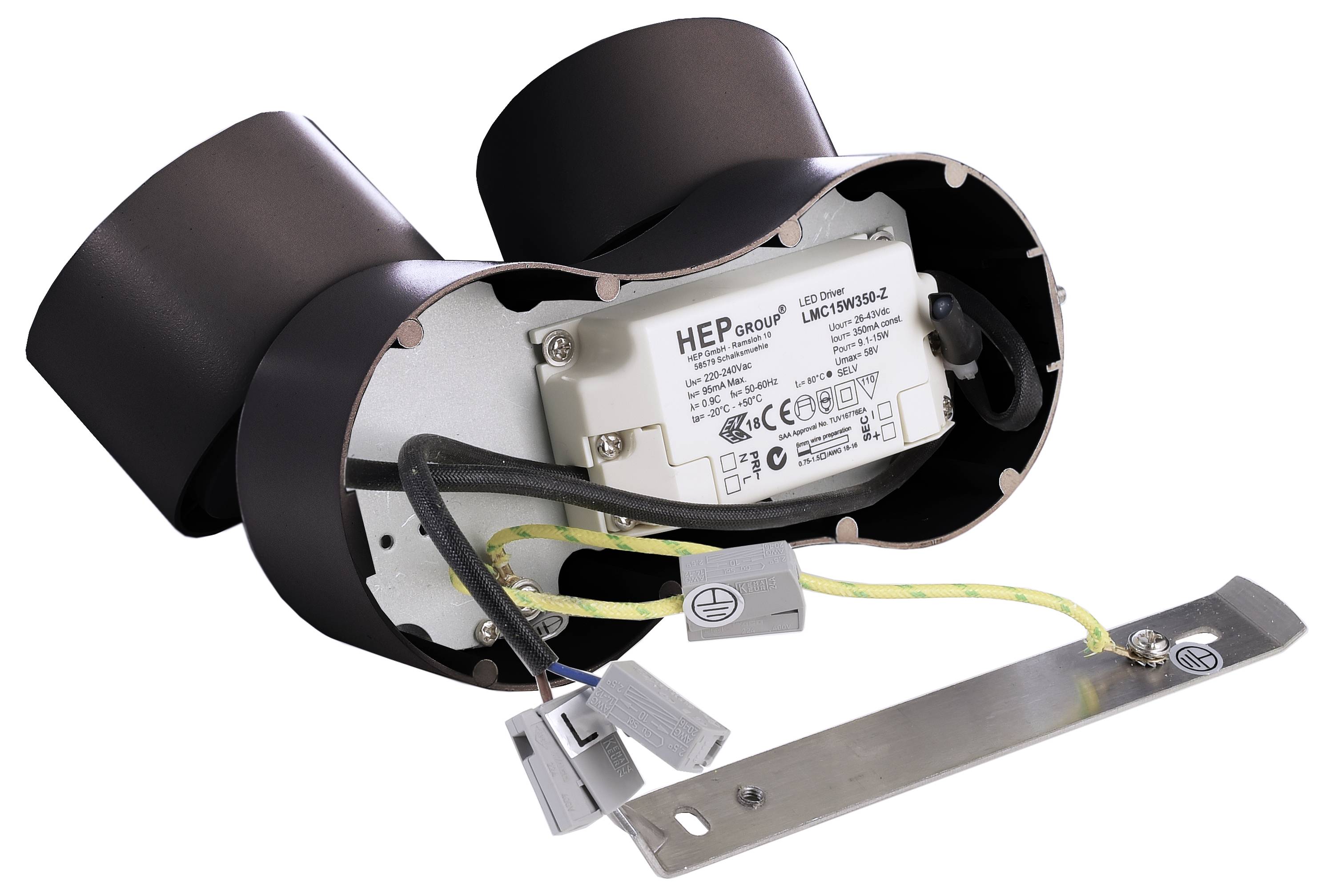 Deko Light 348236 Uni II Mini Double Deckenaufbauleuchte LED 21.0W Schwarz