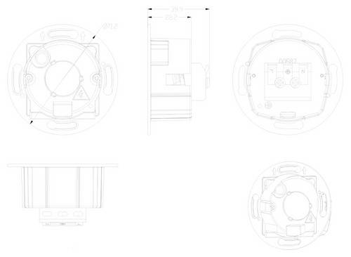 Deko Light Alwaid 2, 4 W, 3000 K, Weiß 563010 LED-Wandleuchte LED fest eingebaut 4.8W LED Weiß