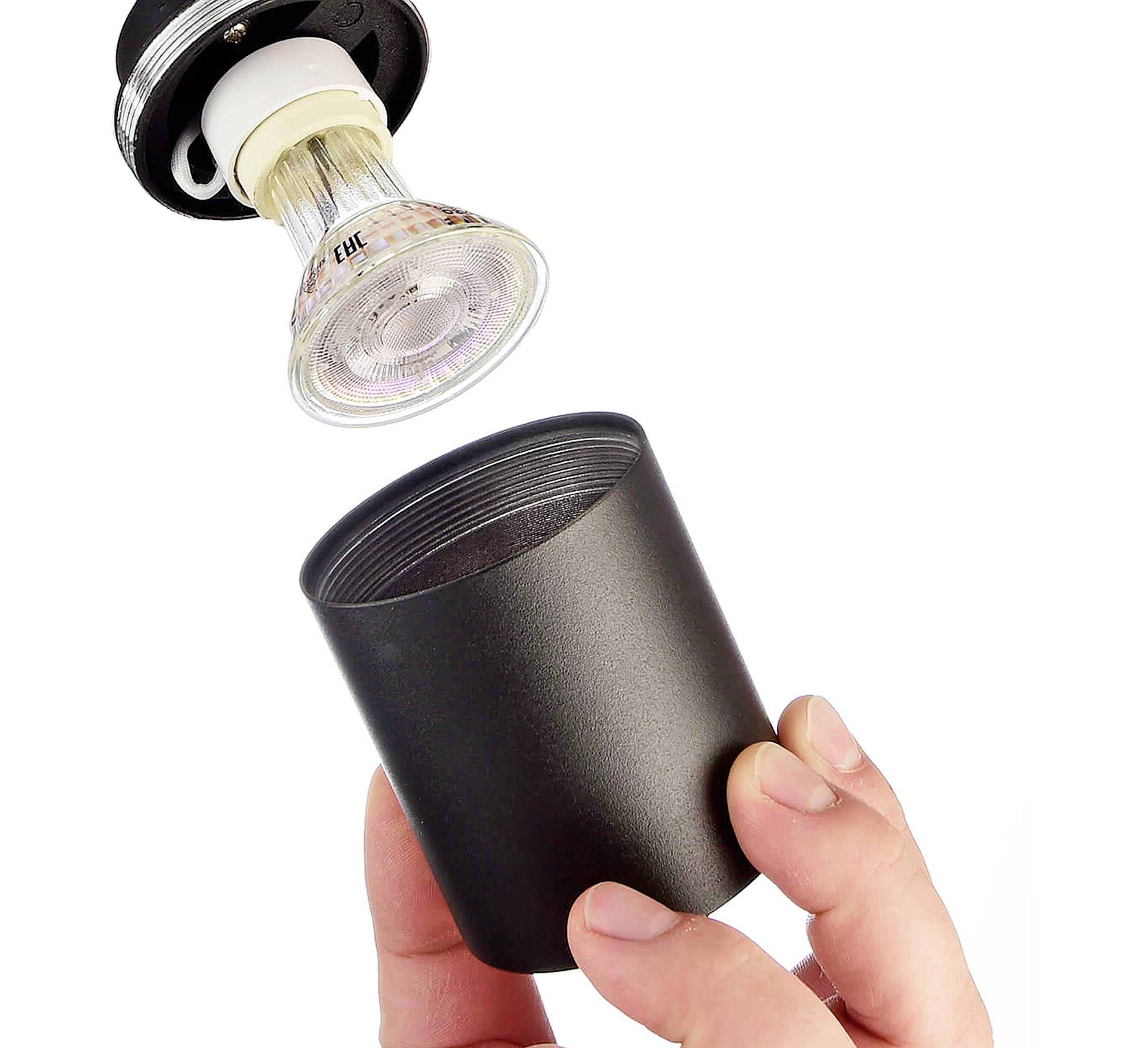 Deko Light Can 707156 Spotschiene GU10 7.5W Schwarz