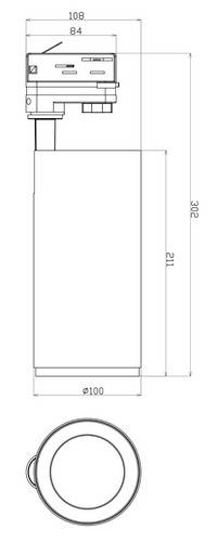 Deko Light Lucea Spotschiene 40W LED Weiß