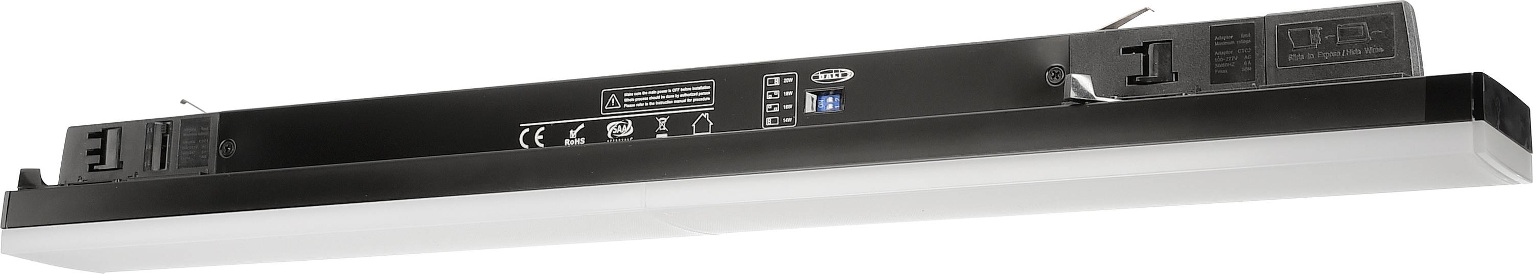Deko Light Linear Pro 60 3-Phasenleuchte 20W LED Schwarz