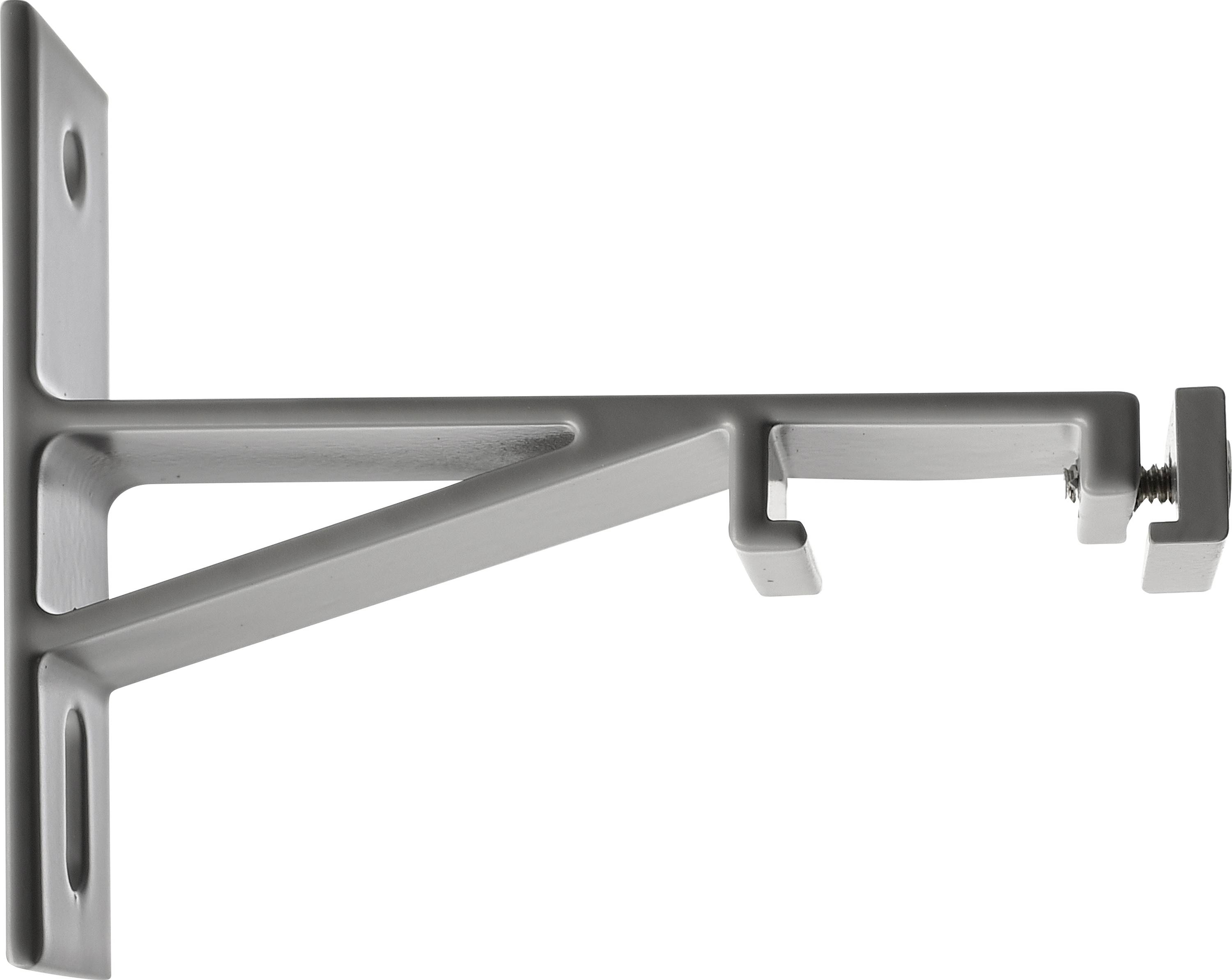 Deko Light 710105 D Line Hochvolt-Schienensystem-Komponente Wandhalter Fenstergrau