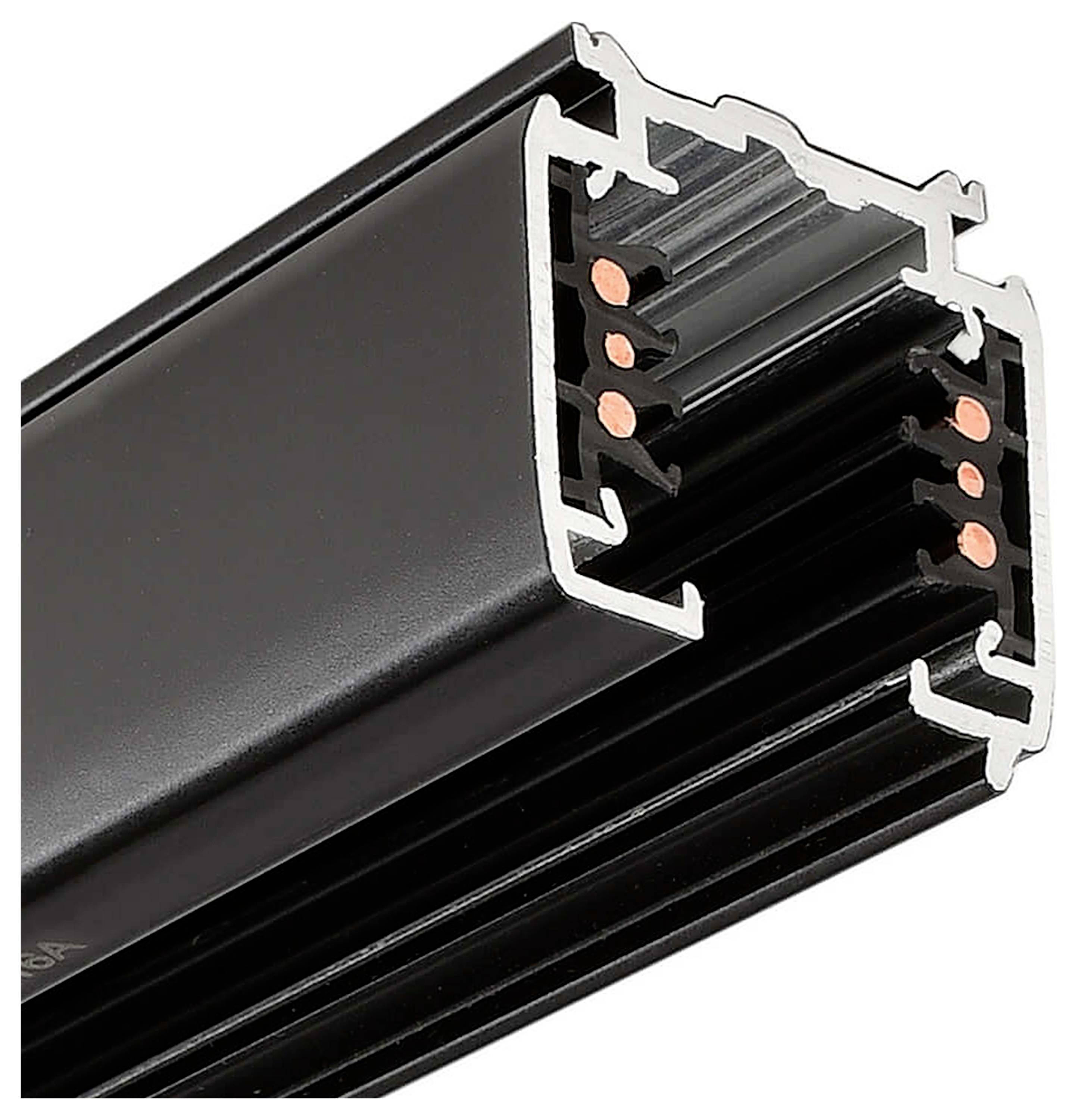 Deko Light 710501 D Line DALI Aufbausystem-Komponente Stromschiene Graphitschwarz (RAL 9011)