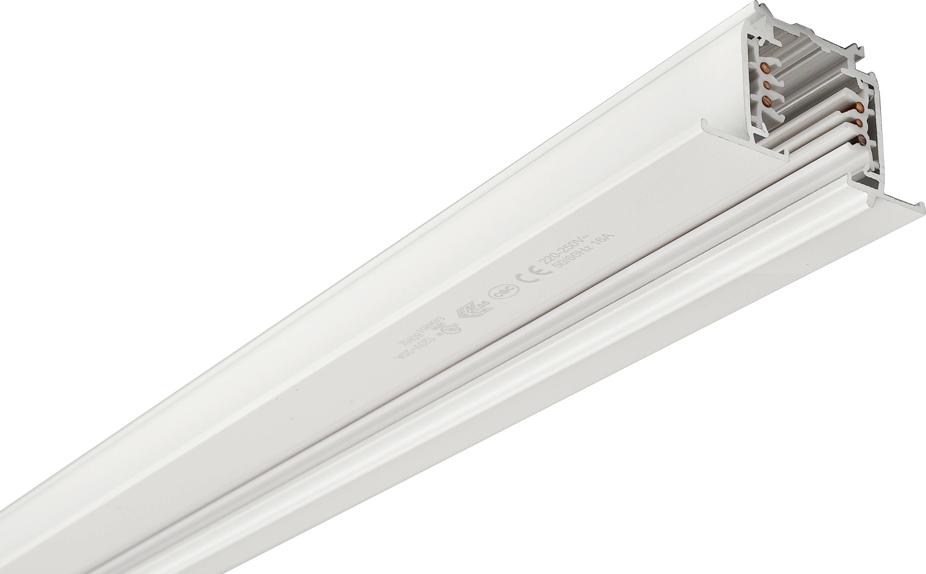 Deko Light 710510 D Line DALI Hochvolt-Schienensystem-Komponente Stromschiene Verkehrsweiß (RAL 9016)