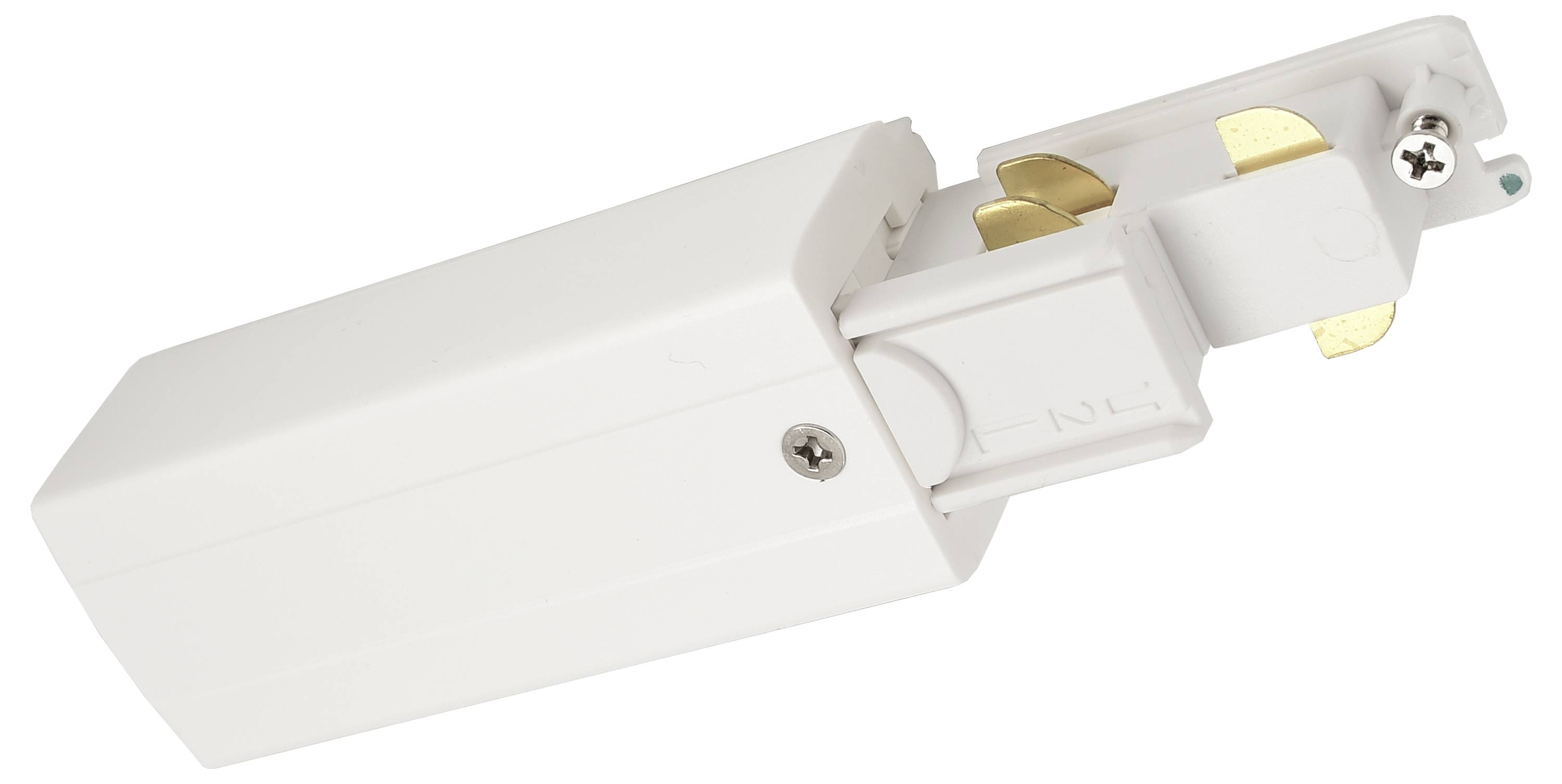 Deko Light 710514 D Line DALI Hochvolt-Schienensystem-Komponente Einspeiser Verkehrsweiß (RAL 9016)