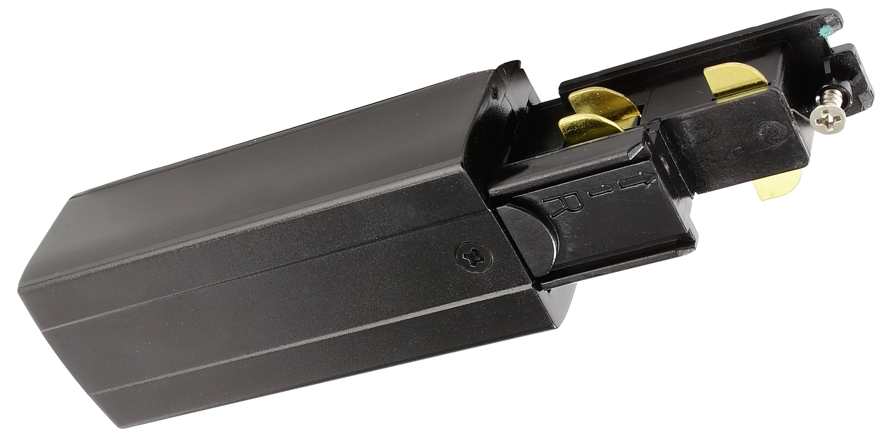 Deko Light 710517 D Line DALI Hochvolt-Schienensystem-Komponente Einspeiser Graphitschwarz (RAL 9011)