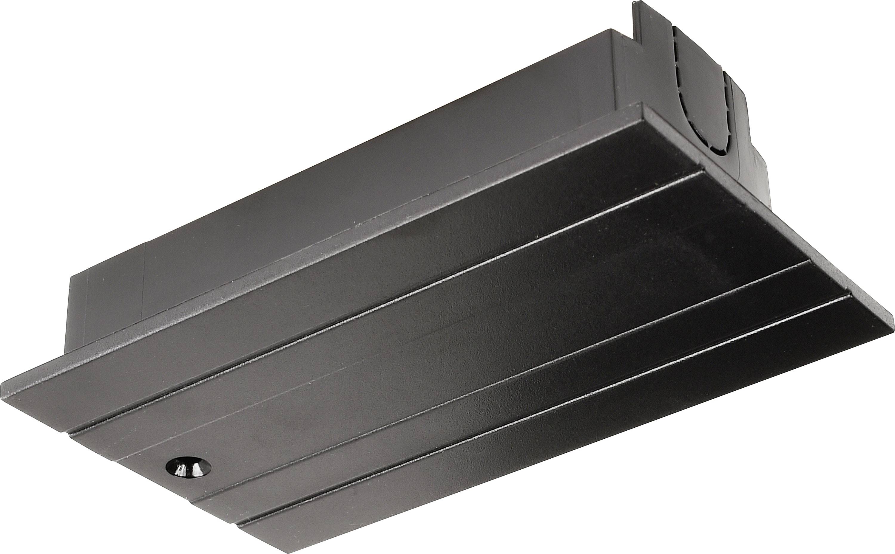 Deko Light 710519 D Line DALI Hochvolt-Schienensystem-Komponente Einspeiser Graphitschwarz (RAL 9011)