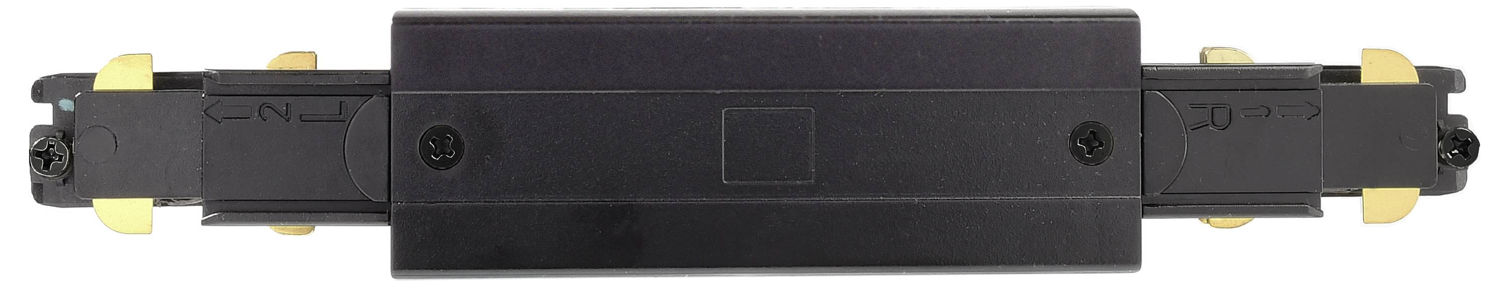 Deko Light 710521 D Line DALI Hochvolt-Schienensystem-Komponente Längsverbinder Graphitschwarz (RAL 9011)