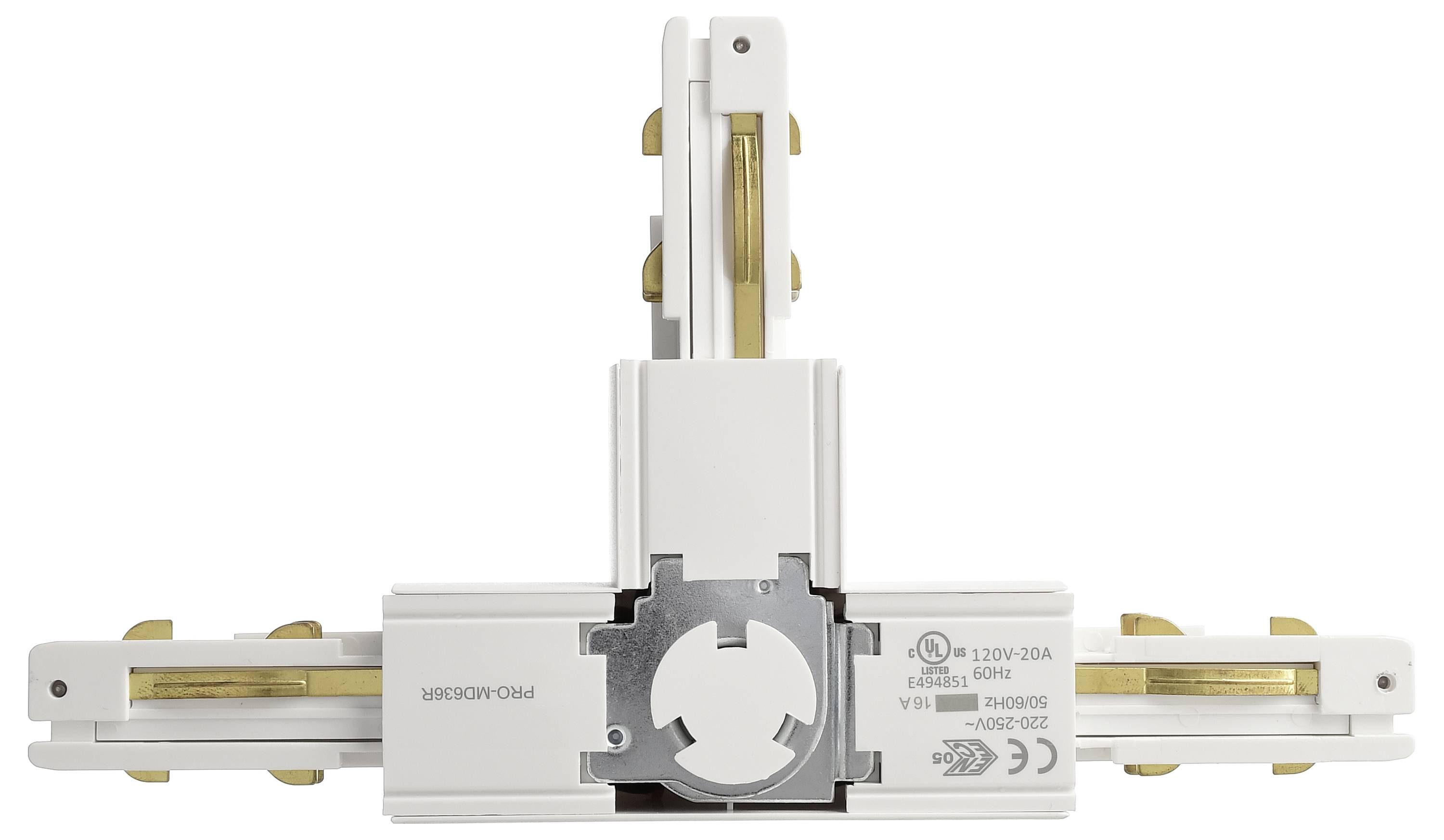 Deko Light 710530 D Line DALI Hochvolt-Schienensystem-Komponente T-Verbinder Verkehrsweiß (RAL 9016)