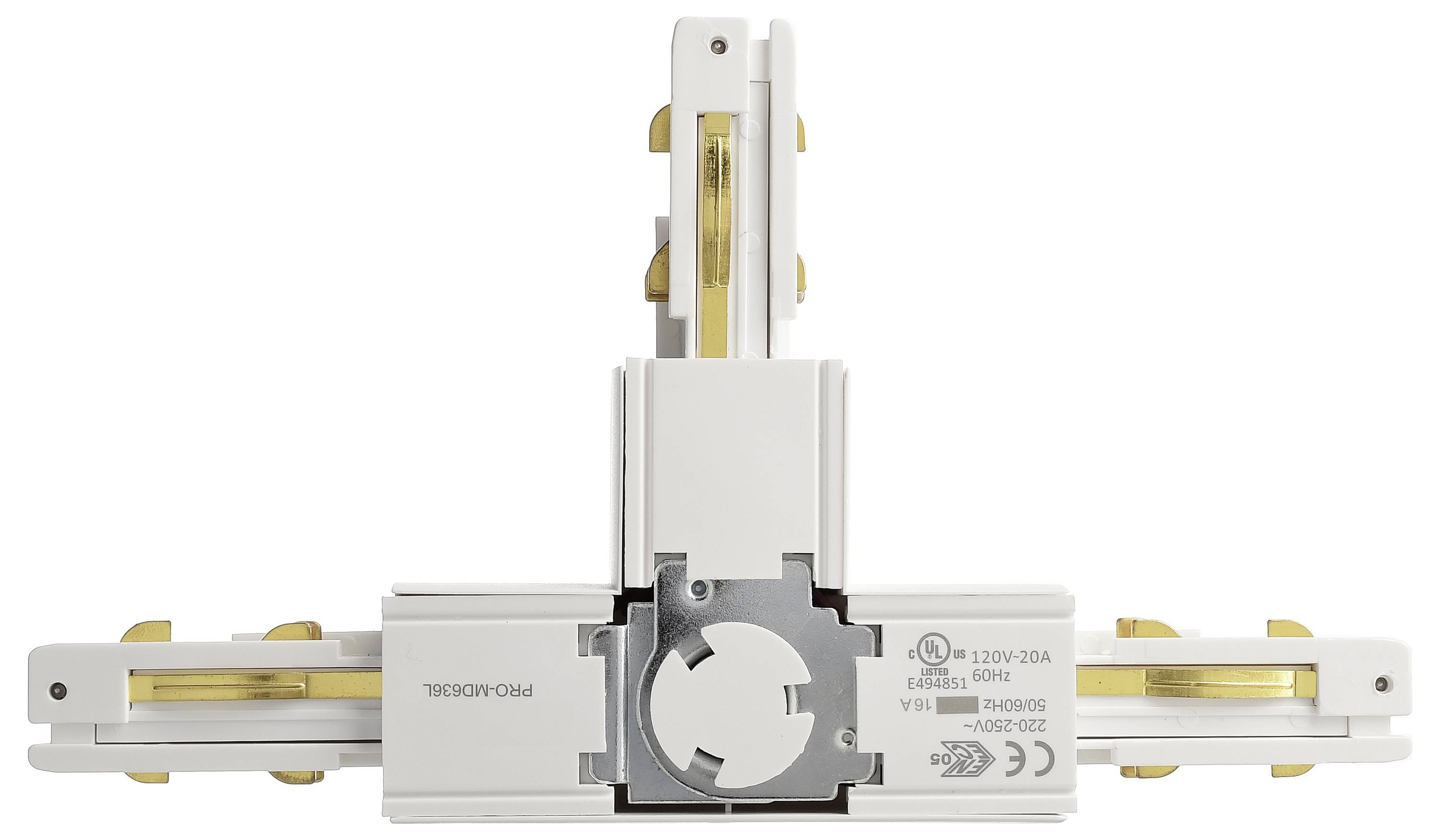 Deko Light 710532 D Line DALI Hochvolt-Schienensystem-Komponente T-Verbinder Verkehrsweiß (RAL 9016)