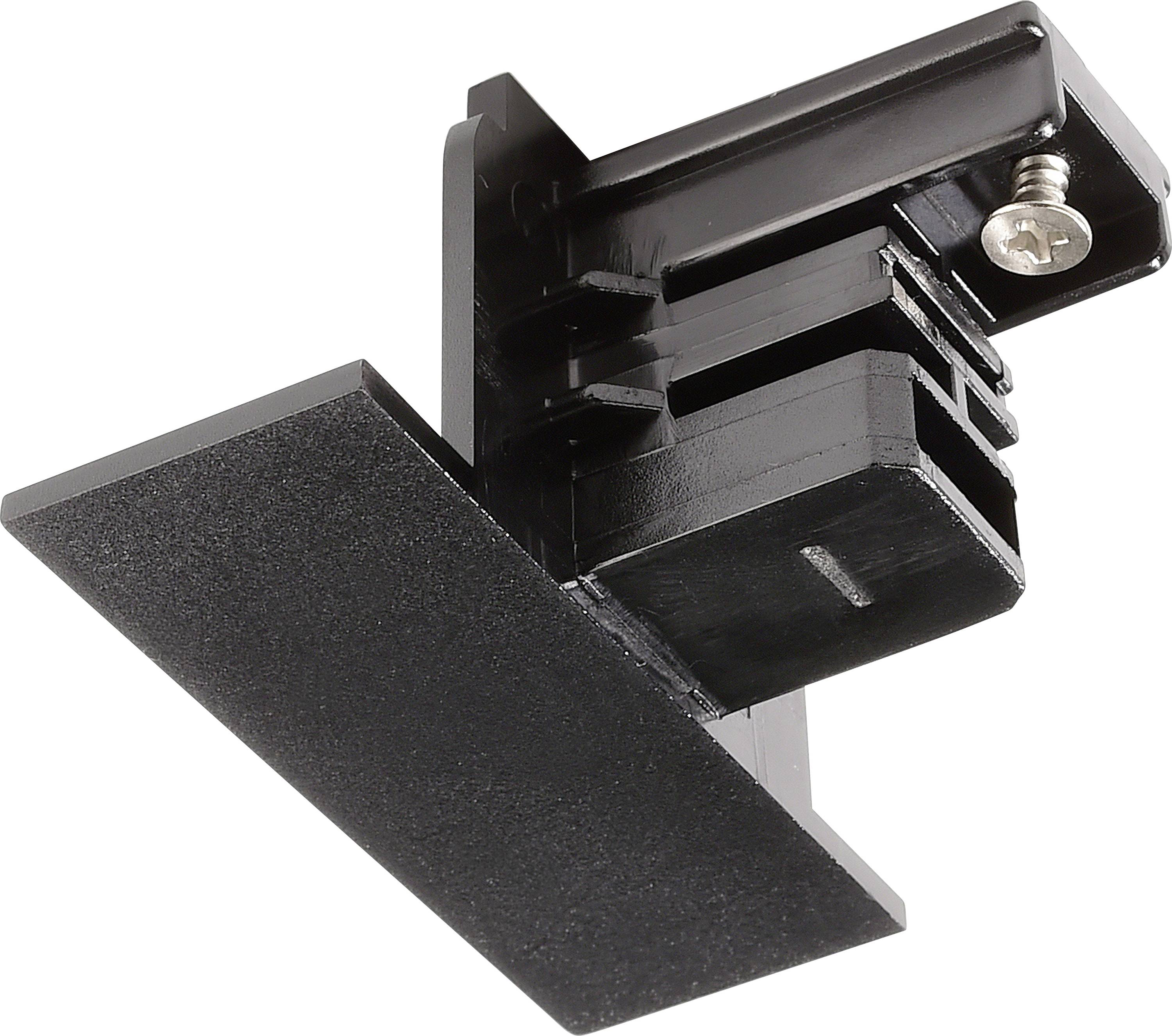 Deko Light 710538 D Line DALI Hochvolt-Schienensystem-Komponente Endkappe Graphitschwarz (RAL 9011)