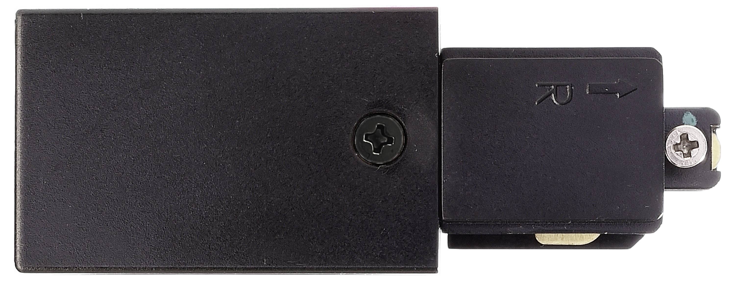 Deko Light 720009 D One Hochvolt-Schienensystem-Komponente Einspeiser Schwarz