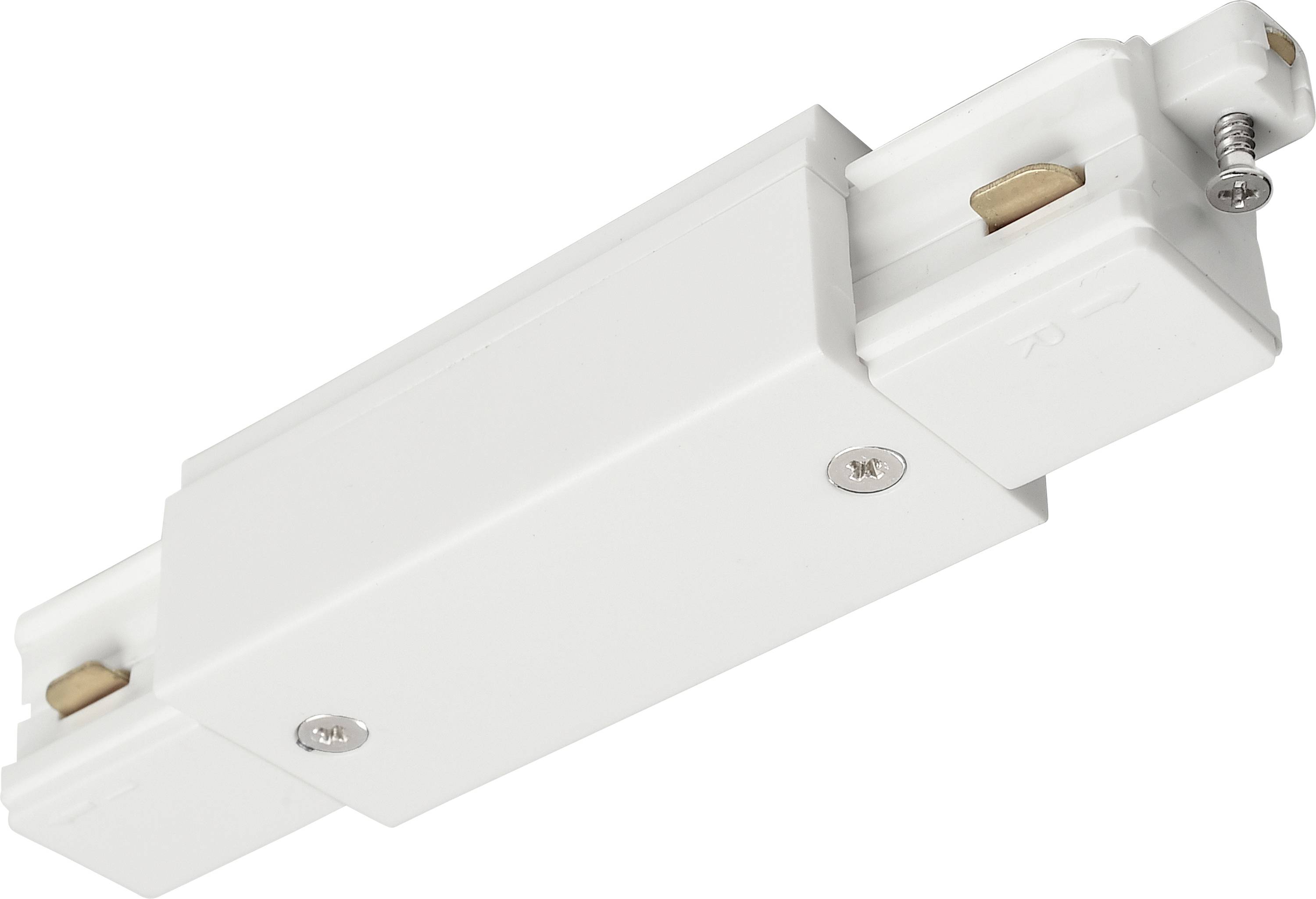 Deko Light 720012 D One Hochvolt-Schienensystem-Komponente Längsverbinder 1er Set Weiß