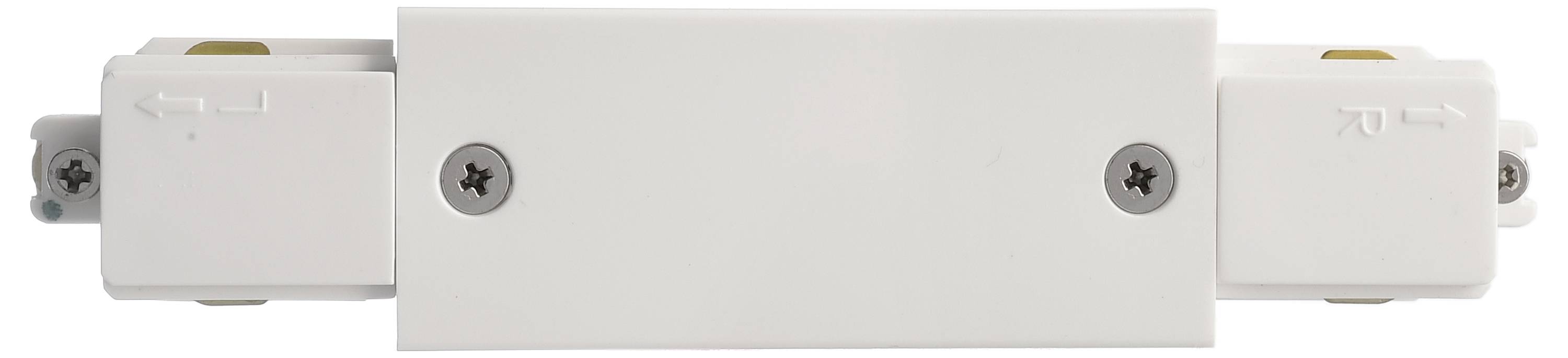 Deko Light 720012 D One Hochvolt-Schienensystem-Komponente Längsverbinder 1er Set Weiß