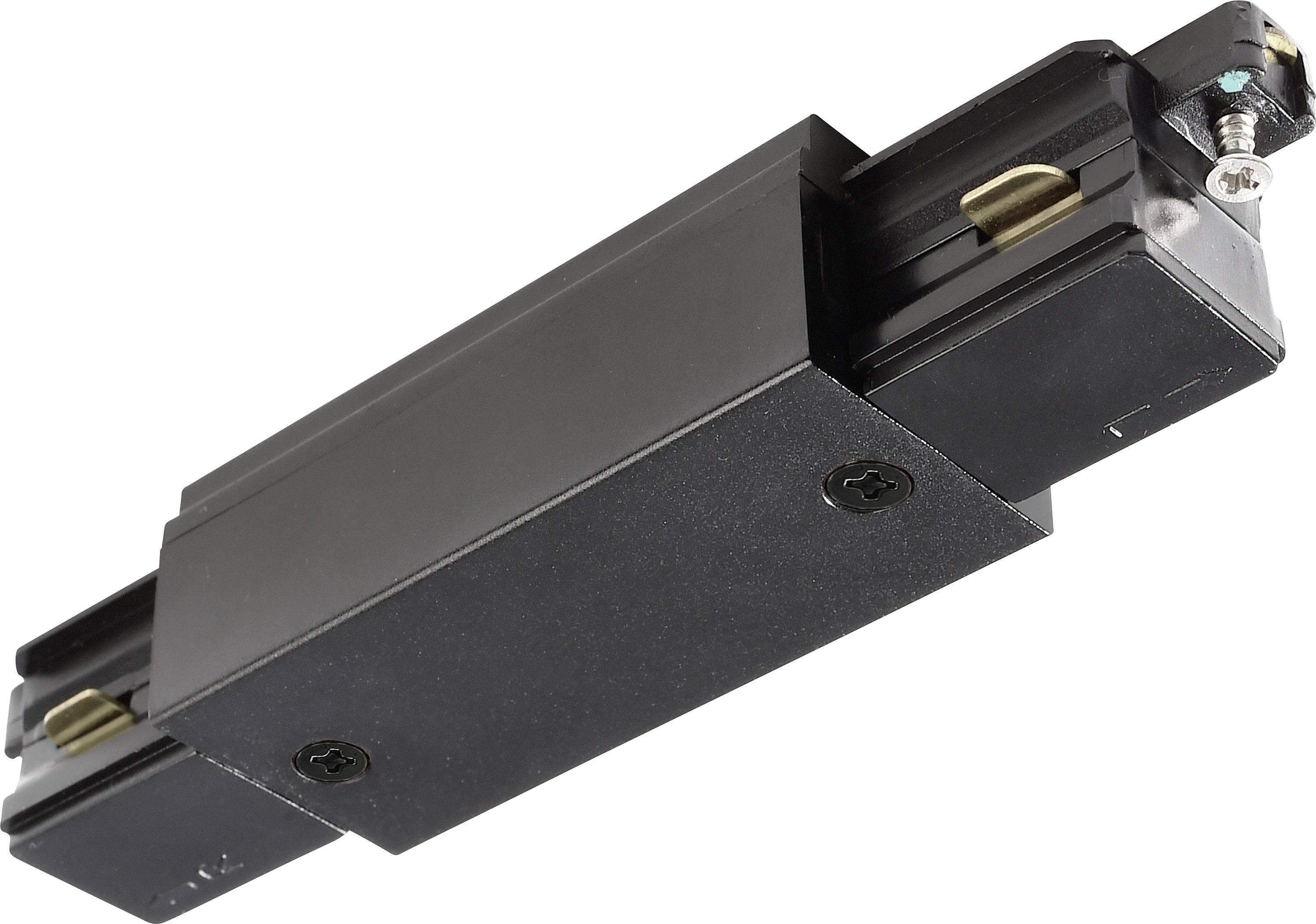 Deko Light 720013 D One Hochvolt-Schienensystem-Komponente Längsverbinder Schwarz