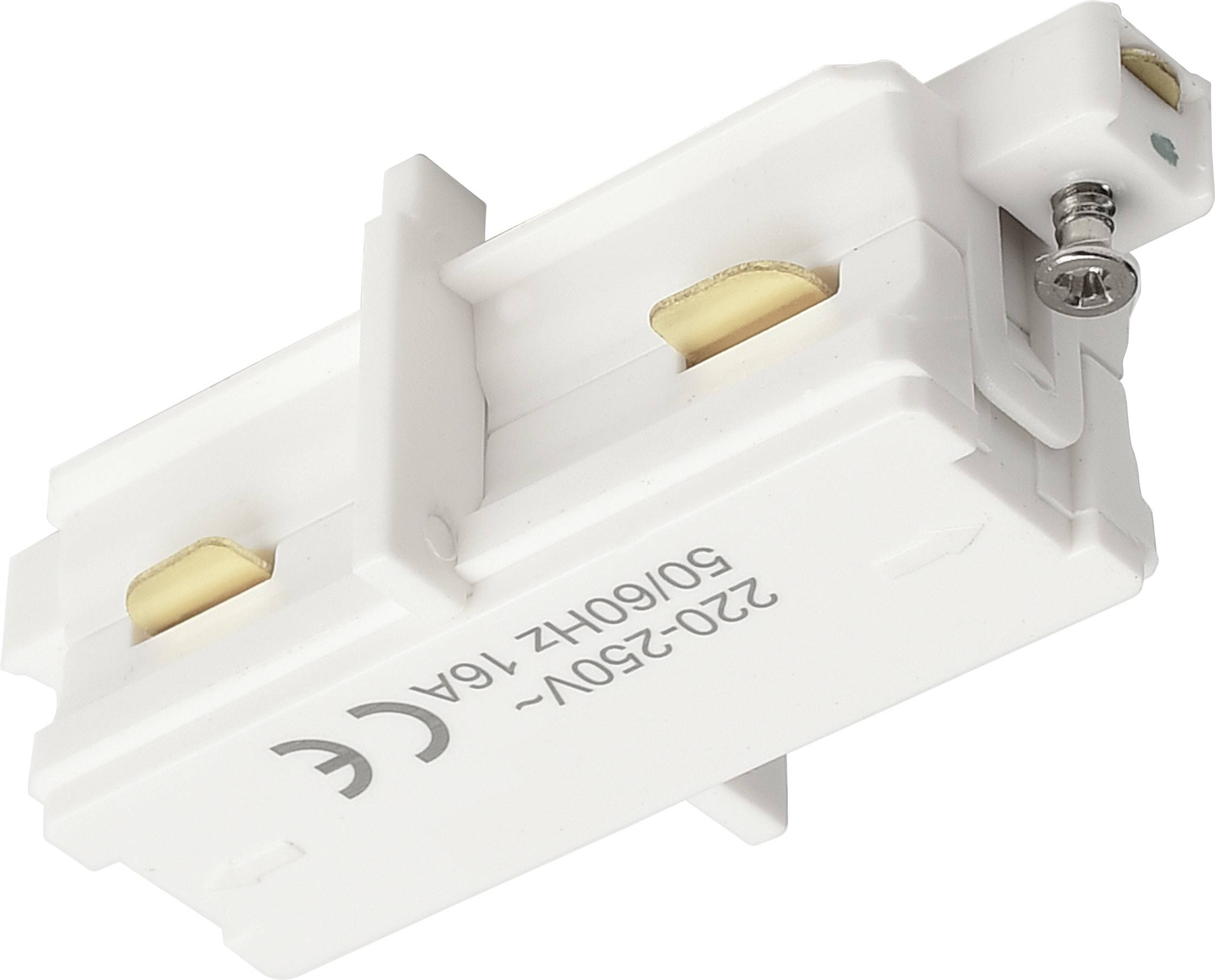 Deko Light 720014 D One Hochvolt-Schienensystem-Komponente Längsverbinder Weiß