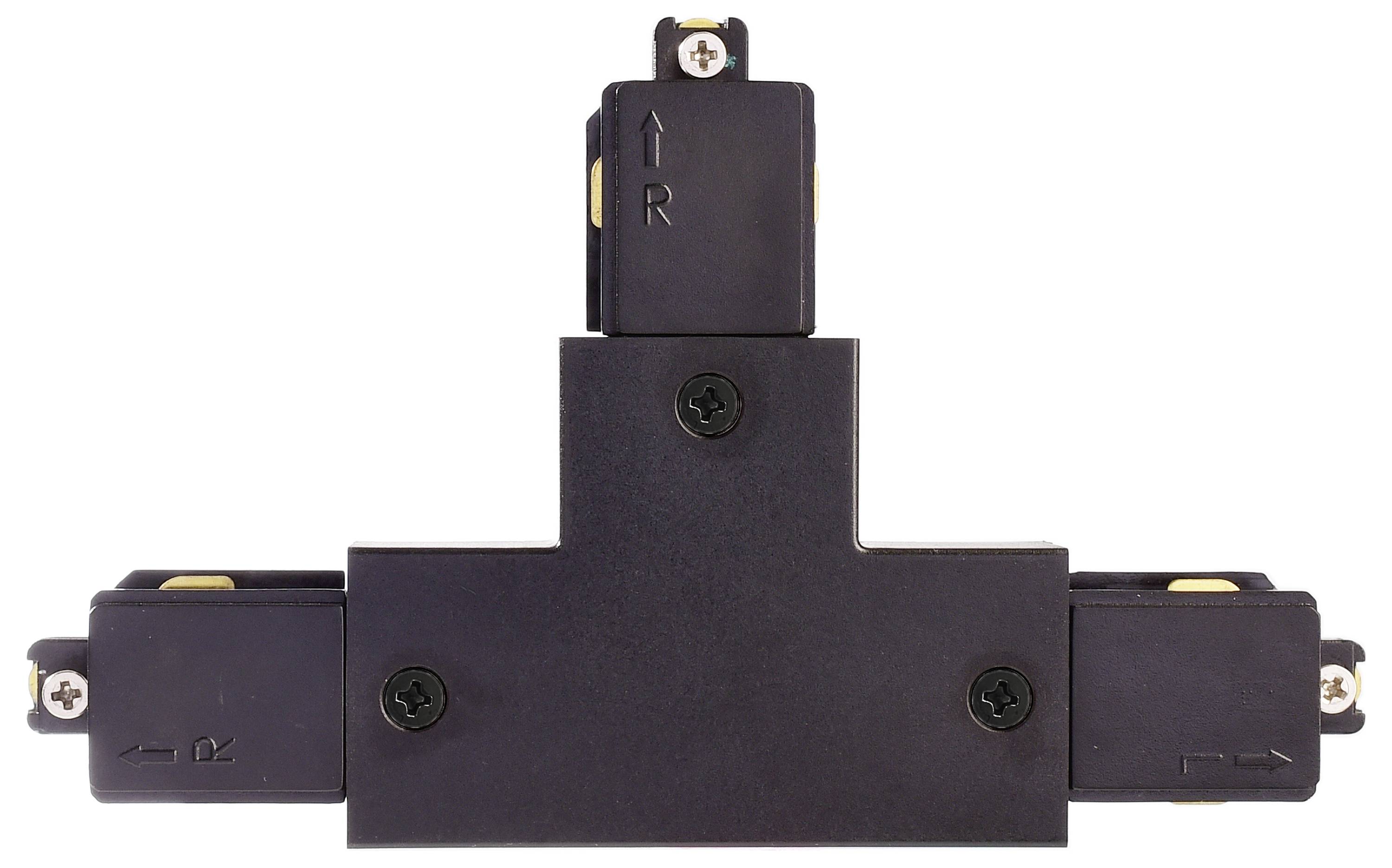Deko Light 720021 D One Hochvolt-Schienensystem-Komponente T-Verbinder Schwarz