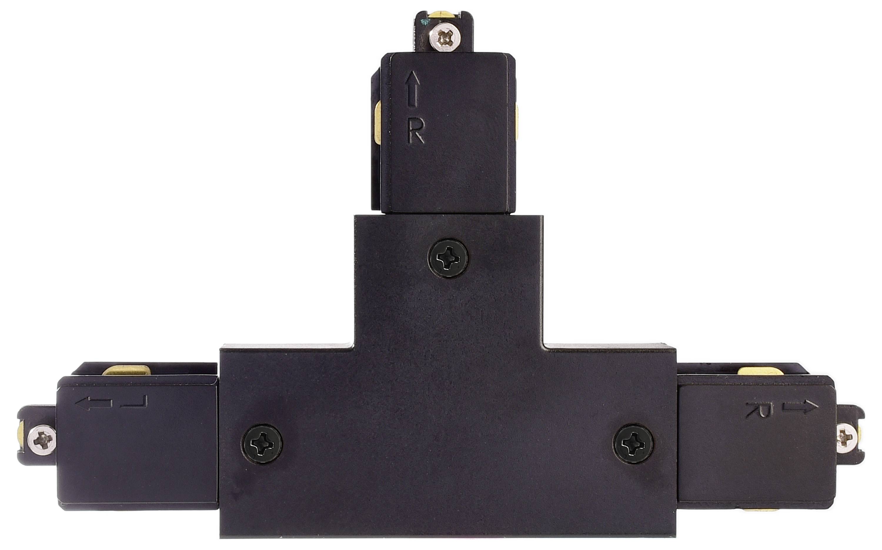 Deko Light 720023 D One Hochvolt-Schienensystem-Komponente T-Verbinder Schwarz