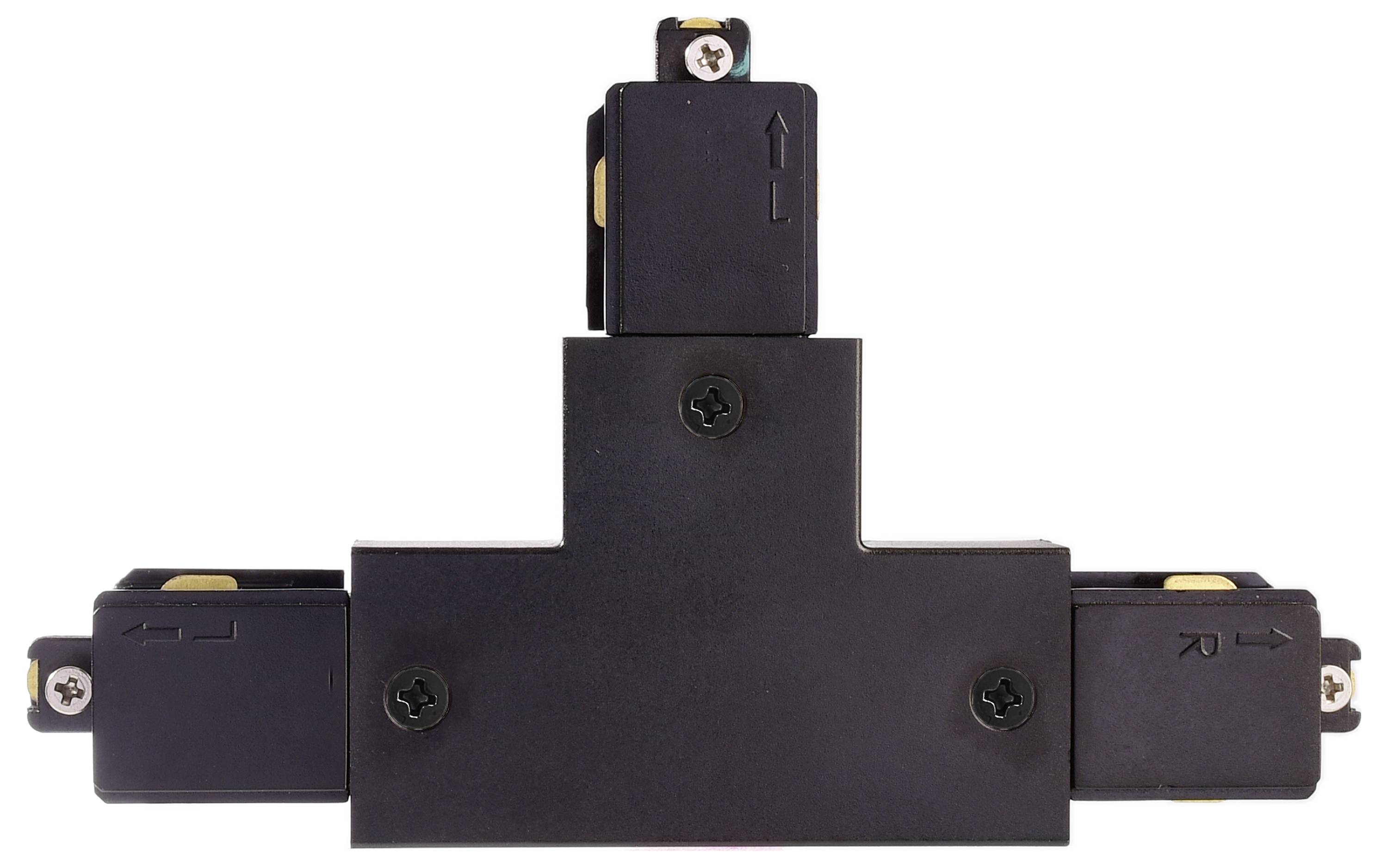 Deko Light 720027 D One Hochvolt-Schienensystem-Komponente T-Verbinder Schwarz