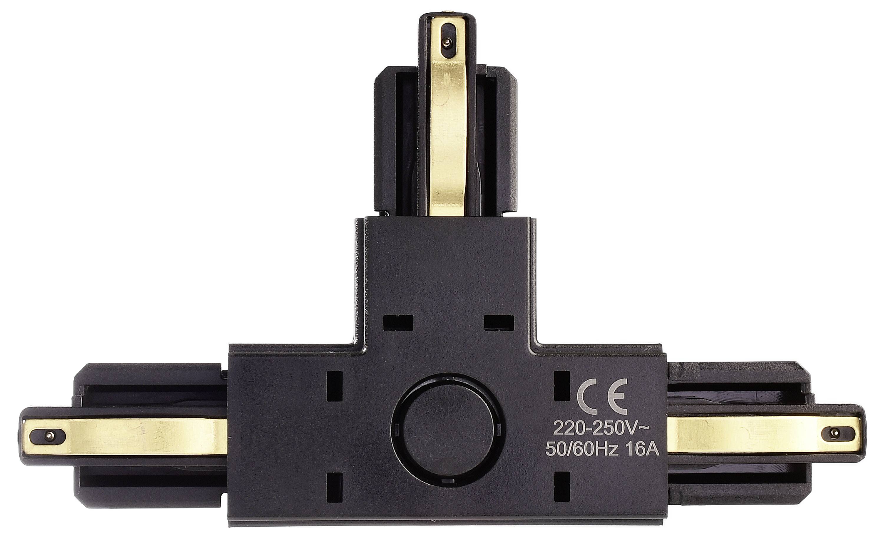 Deko Light 720027 D One Hochvolt-Schienensystem-Komponente T-Verbinder Schwarz