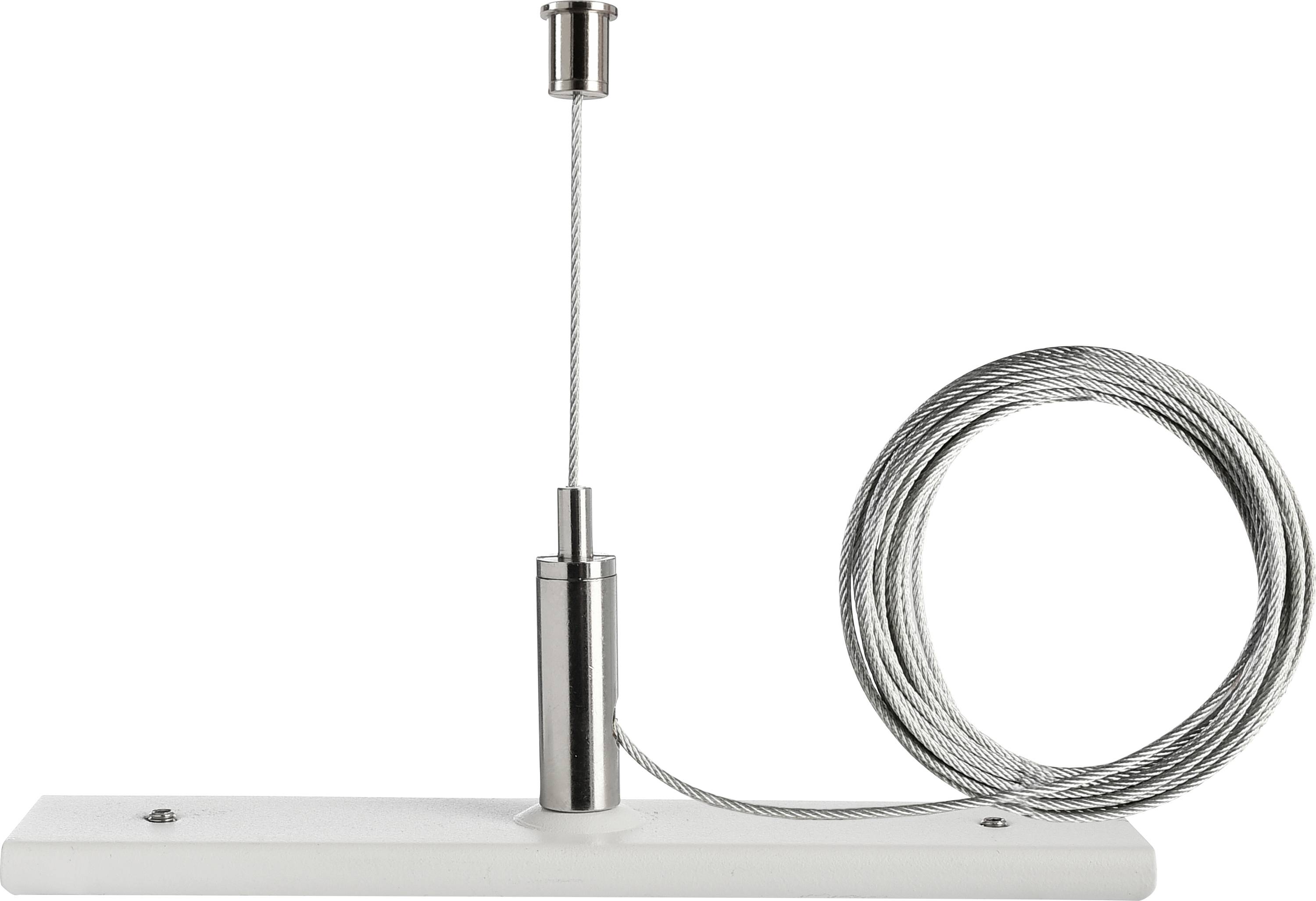 Deko Light 720034 D One Hochvolt-Schienensystem-Komponente Seilabhängung Weiß