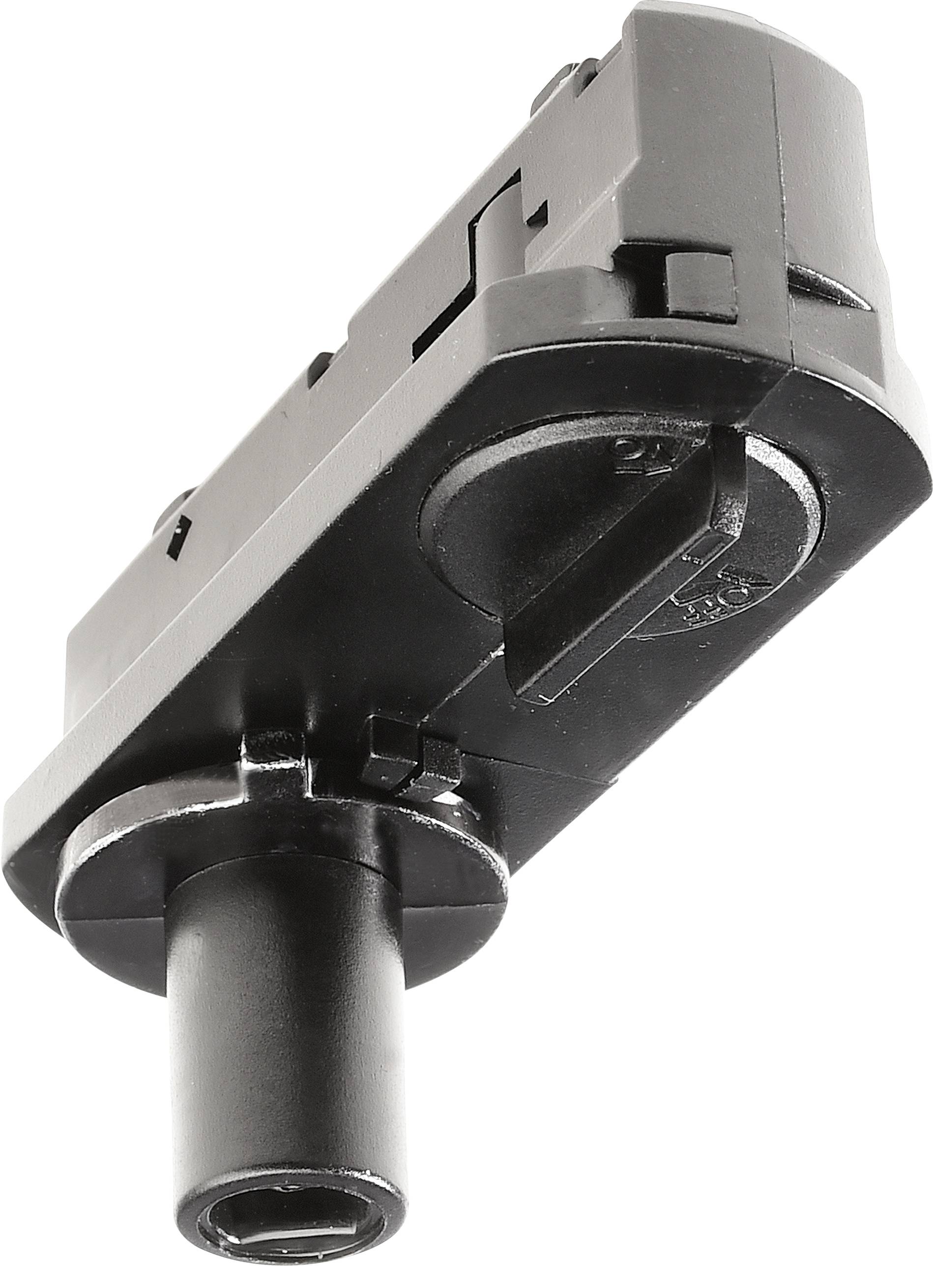 Deko Light 720037 D One Hochvolt-Schienensystem-Komponente Leuchtenadapter Schwarz